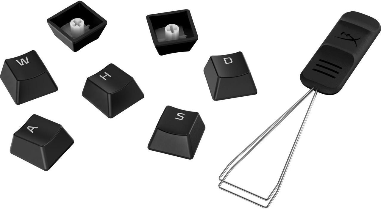 Alt view image 7 of 11 - HyperX PBT Keycaps  Full Key Set, Double Shot PBT Material, English (US) Layout, 104 Keys  Black