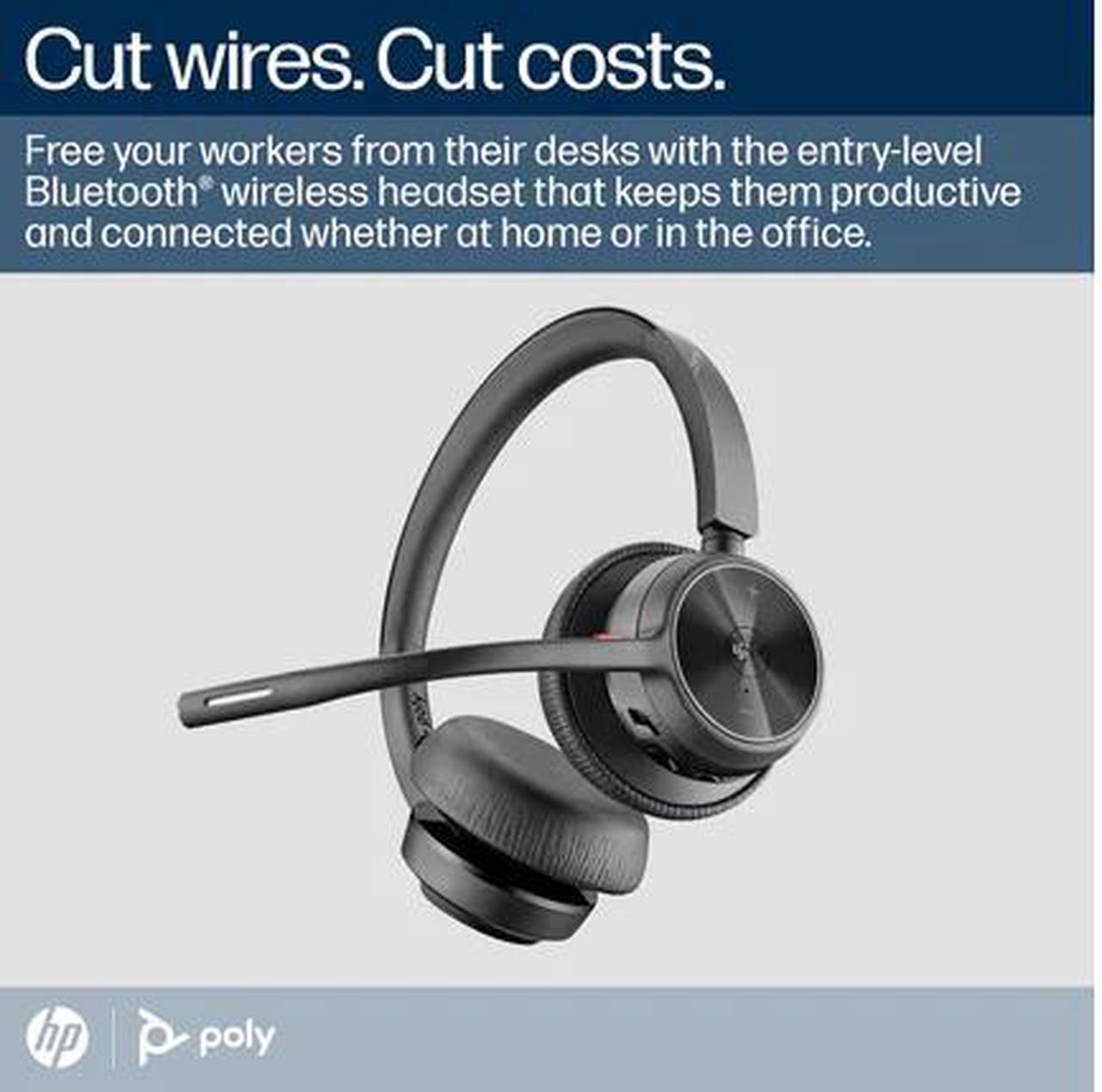 Alt view image 12 of 13 - Poly Voyager 4300 UC 4320-M Headset