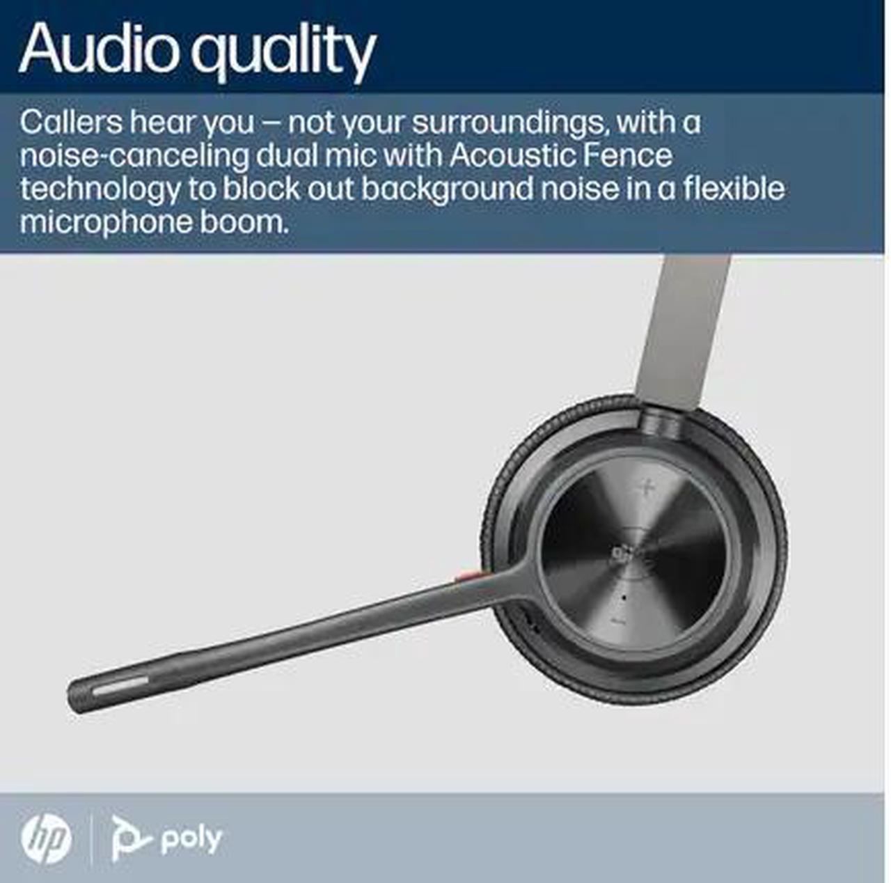 Alt view image 13 of 13 - Poly Voyager 4300 UC 4320-M Headset