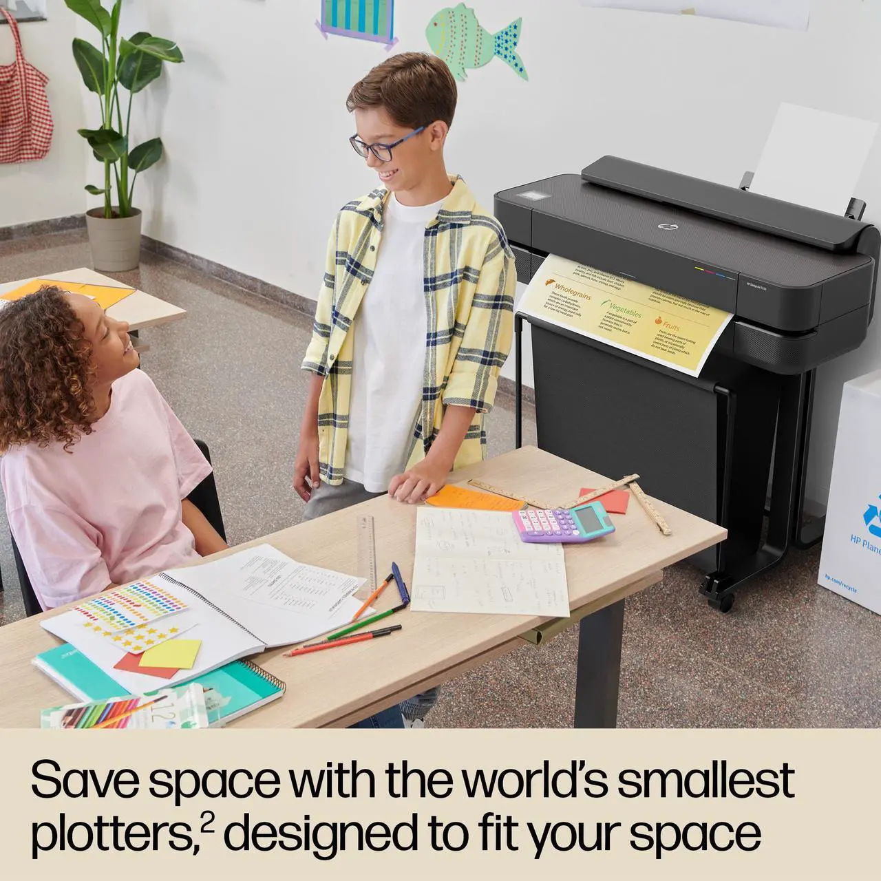 Alt view image 5 of 7 - HP DesignJet T210 24-in Printer 2025 Edition, 8AG32D#B1K