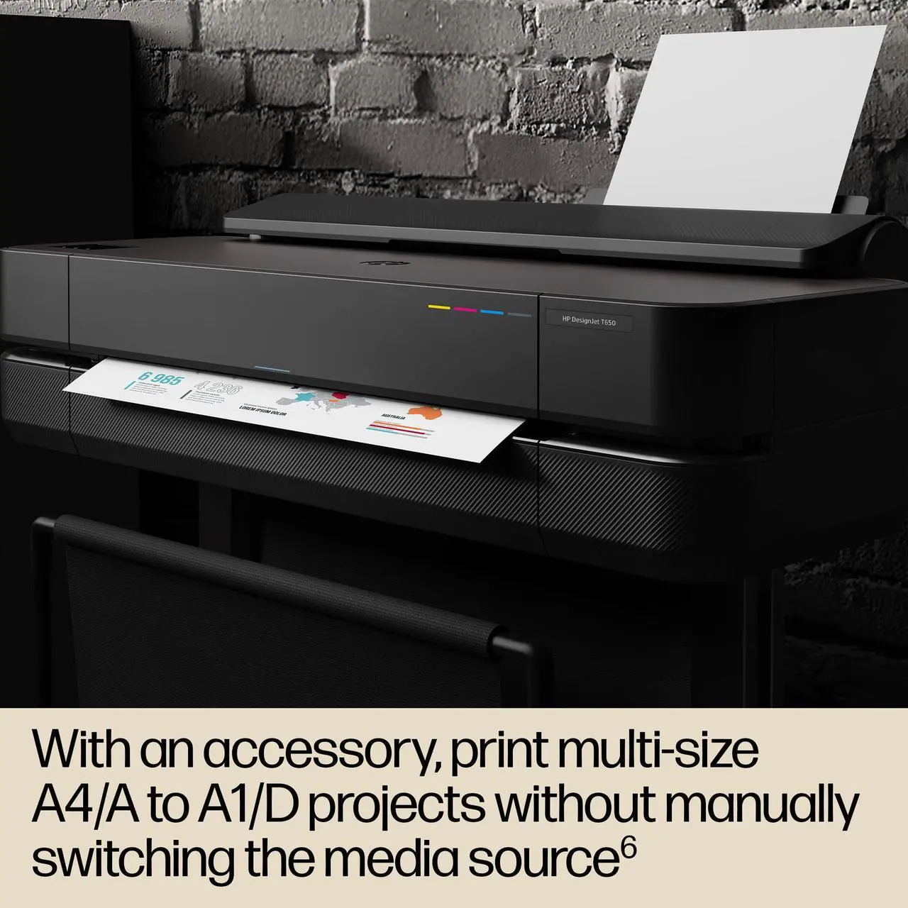 Alt view image 6 of 7 - HP DesignJet T210 24-in Printer 2025 Edition, 8AG32D#B1K