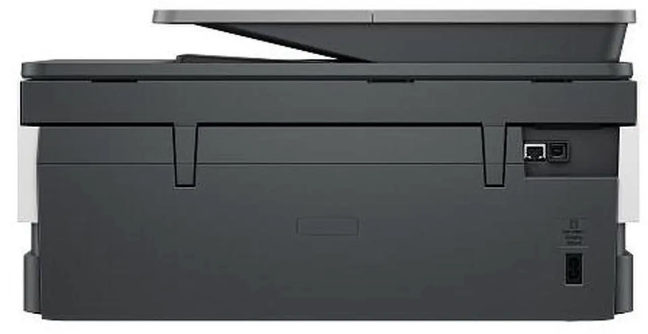 Alt view image 6 of 7 - HP Officejet Pro 8125e Wired & Wireless Inkjet Multifunction Printer - Color - Light Cement - Copier/Fax/Printer/Scanner - 405T6AB1H
