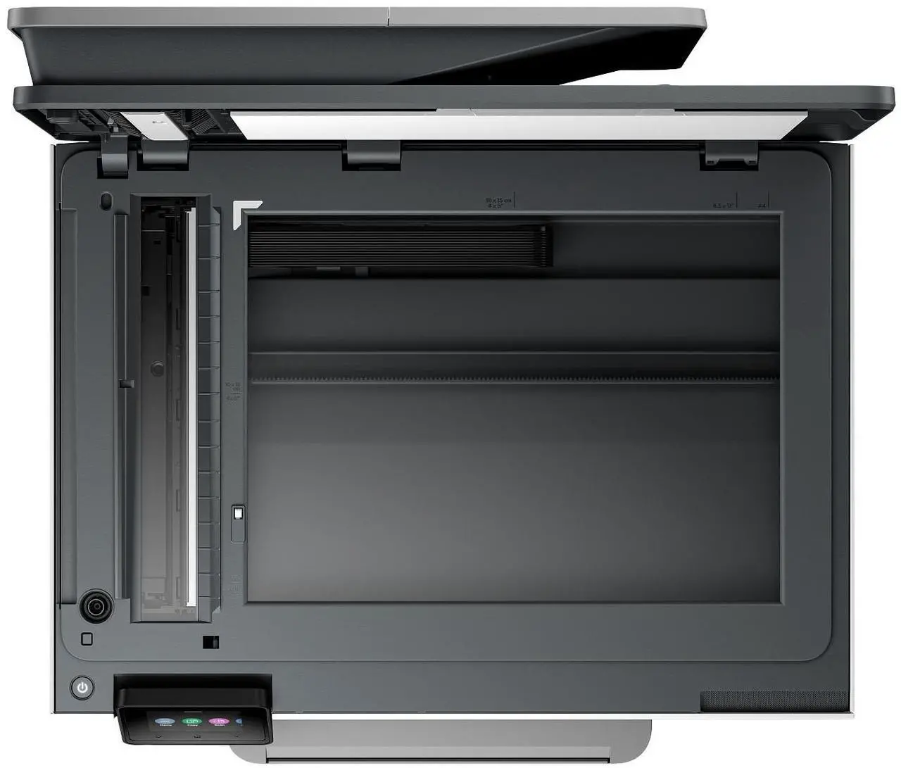 Alt view image 3 of 7 - HP Officejet Pro 8125e Wired & Wireless Inkjet Multifunction Printer - Color - Light Cement - Copier/Fax/Printer/Scanner - 405T6AB1H