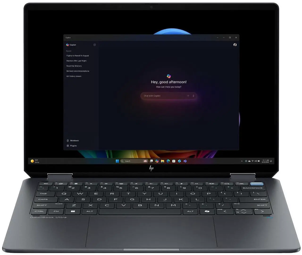 Main image of HP OmniBook Ultra Laptop Computer 14" 3K Touch Screen Intel Core Ultra 7 16 GB