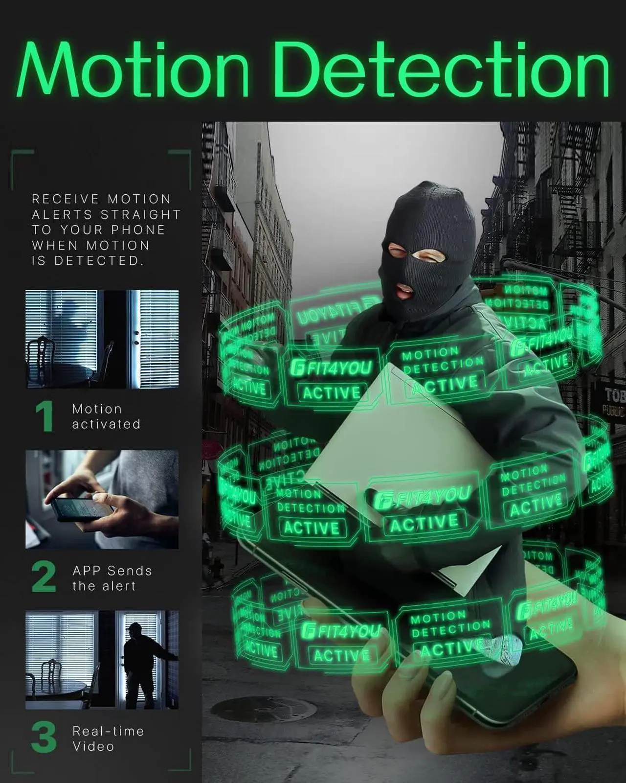 Alt view image 6 of 7 - Mini Spy Camera Wireless Hidden WiFi Spy Camera Hidden Cameras HD 1080P Small Camera with Motion Detection Spy Cameras for Home Security and Outdoor Nanny Cam