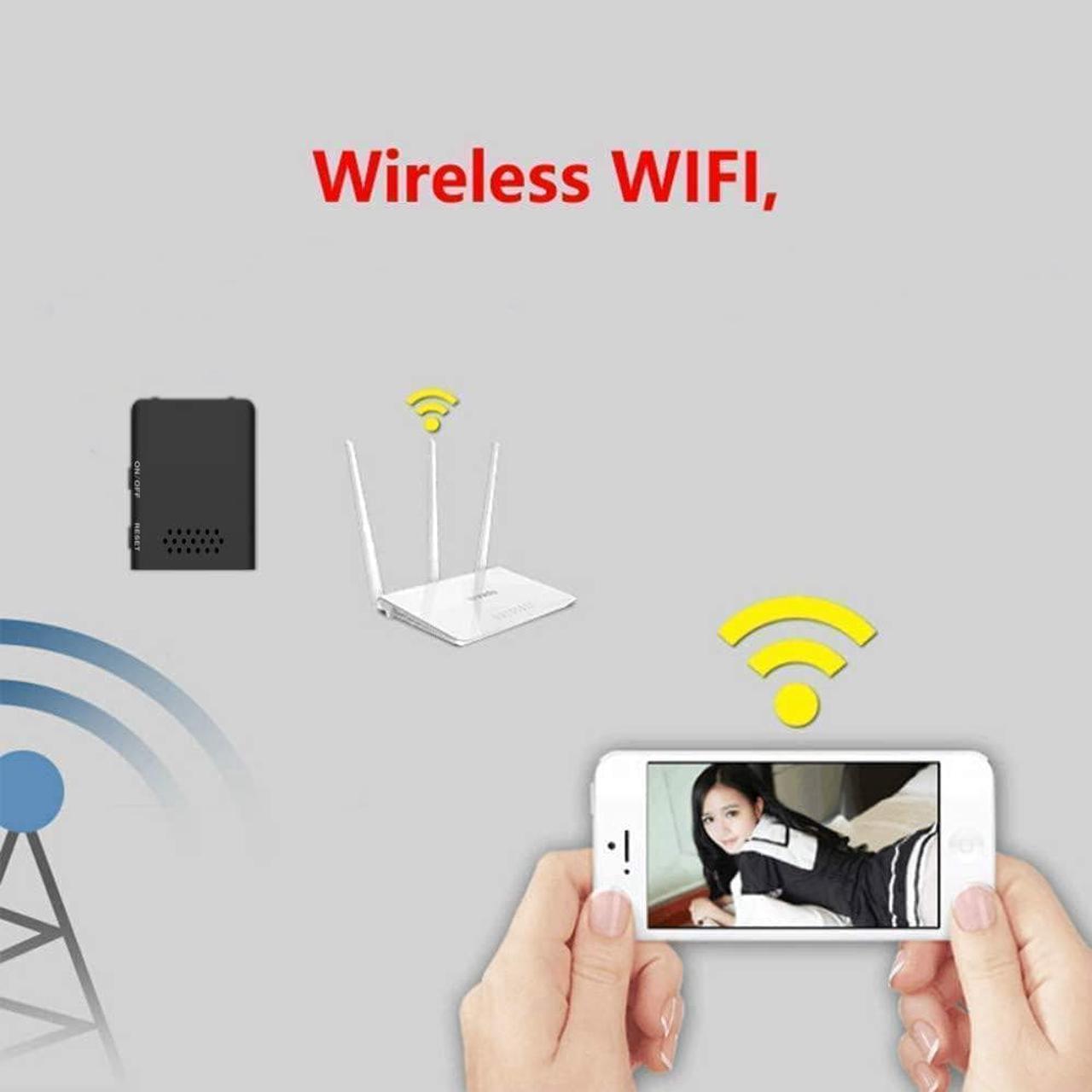 Alt view image 3 of 6 - Small Wireless WiFi Camera Hidden Spy Security Cameras,Mini Nanny Cam Smart Home Cams Pet Dog Camera Indoor Outdoor Baby Camera 1080P Remote Portable Camera Phone APP Room Camera
