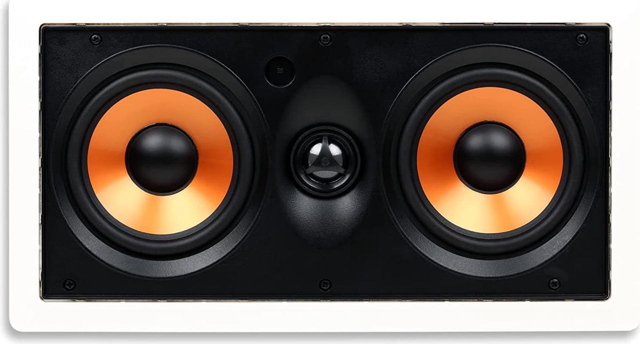 Main image of M-6C 2-Way in-Ceiling Round Speaker, 7.6" Cutout Diameter, Whole House Audio, Home Theater, Indoor or Covered Outdoor, 6.5" Woofer, 1" Tweeter, White, Paintable, Each