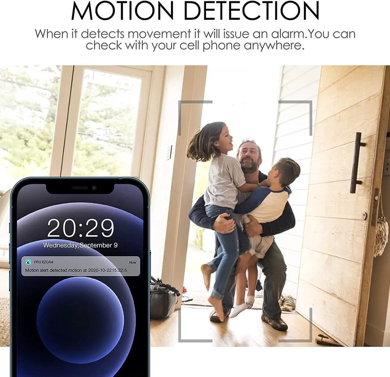 Alt view image 3 of 6 - Hidden Camera Clock Spy Camera Wireless Indoor Hidden Cameras 1080P HD WiFi Security Camera Nanny Cam Monitor Night Vision Video Recorder Motion Detection Covert for Home Surveillance No Audio