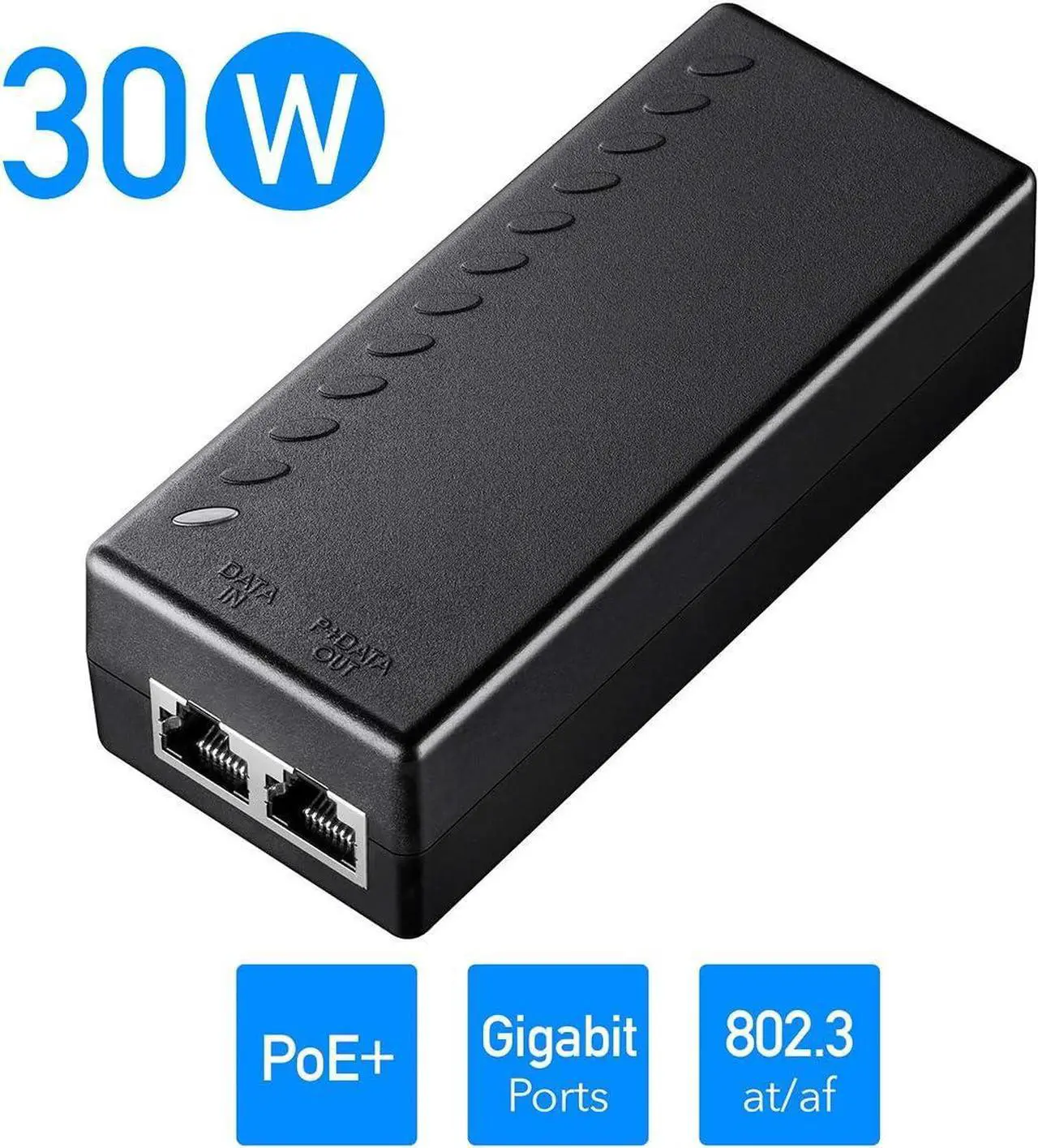 Main image of Cudy POE200 30W Gigabit PoE Injector Adapter, 30W,10/100/1000Mbps RJ-45, IEEE 802.3af / 802.3at Compliant, up to 100 Meters (325 Feet)