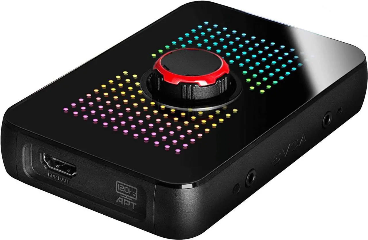 Alt view image 4 of 7 - EVGA XR1 Capture Card, Certified for OBS, USB 3.0 Capture Device, 4K Pass Through, ARGB, Audio Mixer, PC, PS5, PS4, Xbox Series X and S, Xbox One, Nintendo Switch