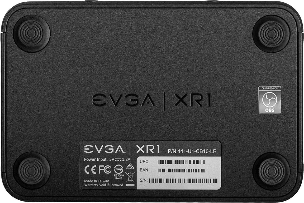 Alt view image 7 of 7 - EVGA XR1 Capture Card, Certified for OBS, USB 3.0 Capture Device, 4K Pass Through, ARGB, Audio Mixer, PC, PS5, PS4, Xbox Series X and S, Xbox One, Nintendo Switch