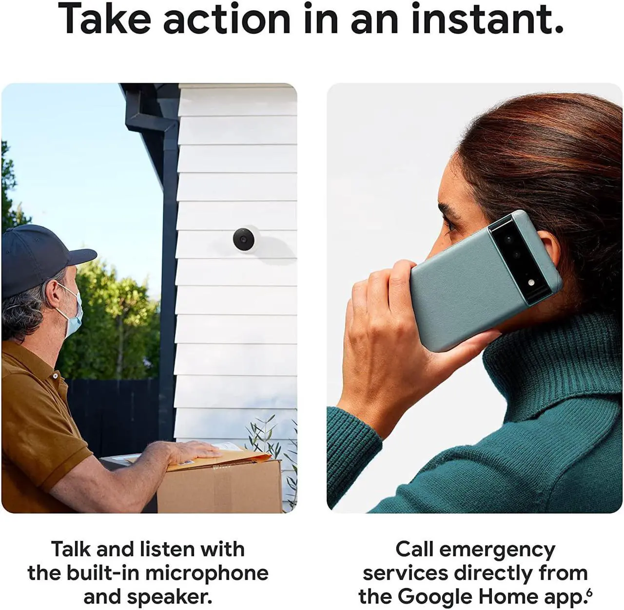 Alt view image 6 of 7 - Google Nest Cam Outdoor or Indoor, Battery - 2nd Generation - 1 Pack