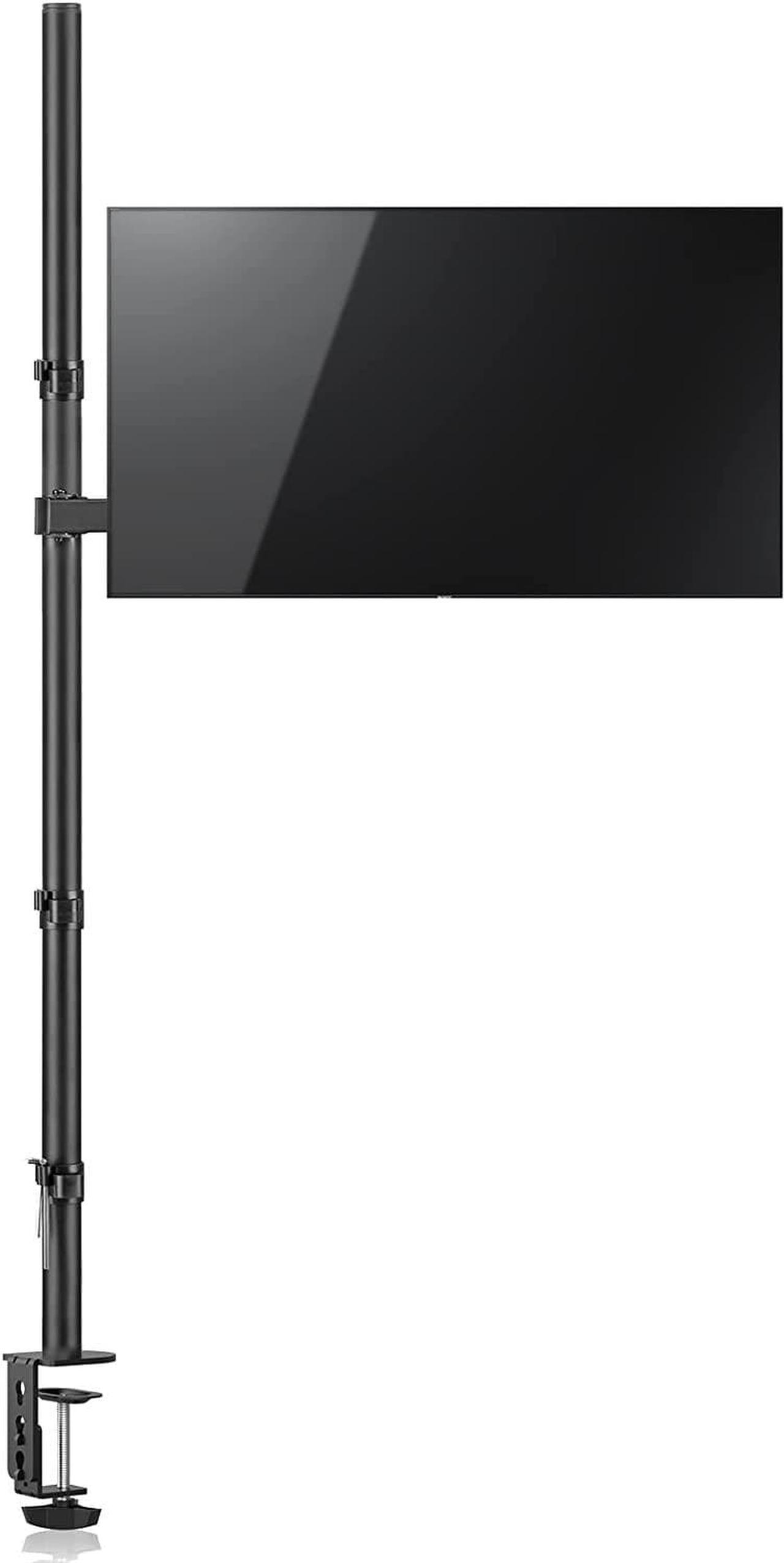Main image of Bracwiser Single Monitor Mount Tall 47 Pole Fully Adjustable Fits 1 Screen 13-32 inch,Ultra Wide Screen up to 38 inch Computer,up to 22lbs,VESA 75 100 (MD71221)