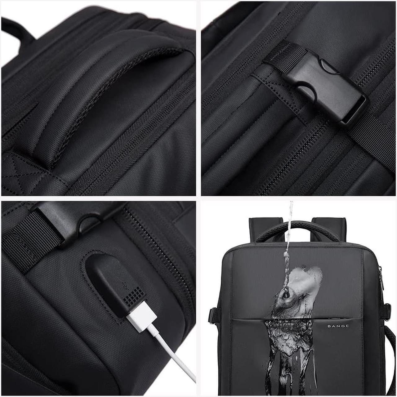 Alt view image 7 of 7 - 35L Travel Backpacks Weekender Expandable Carry-On Backpack for Airplanes Waterproof 17.3 inch Laptop Backpack for Men and Women