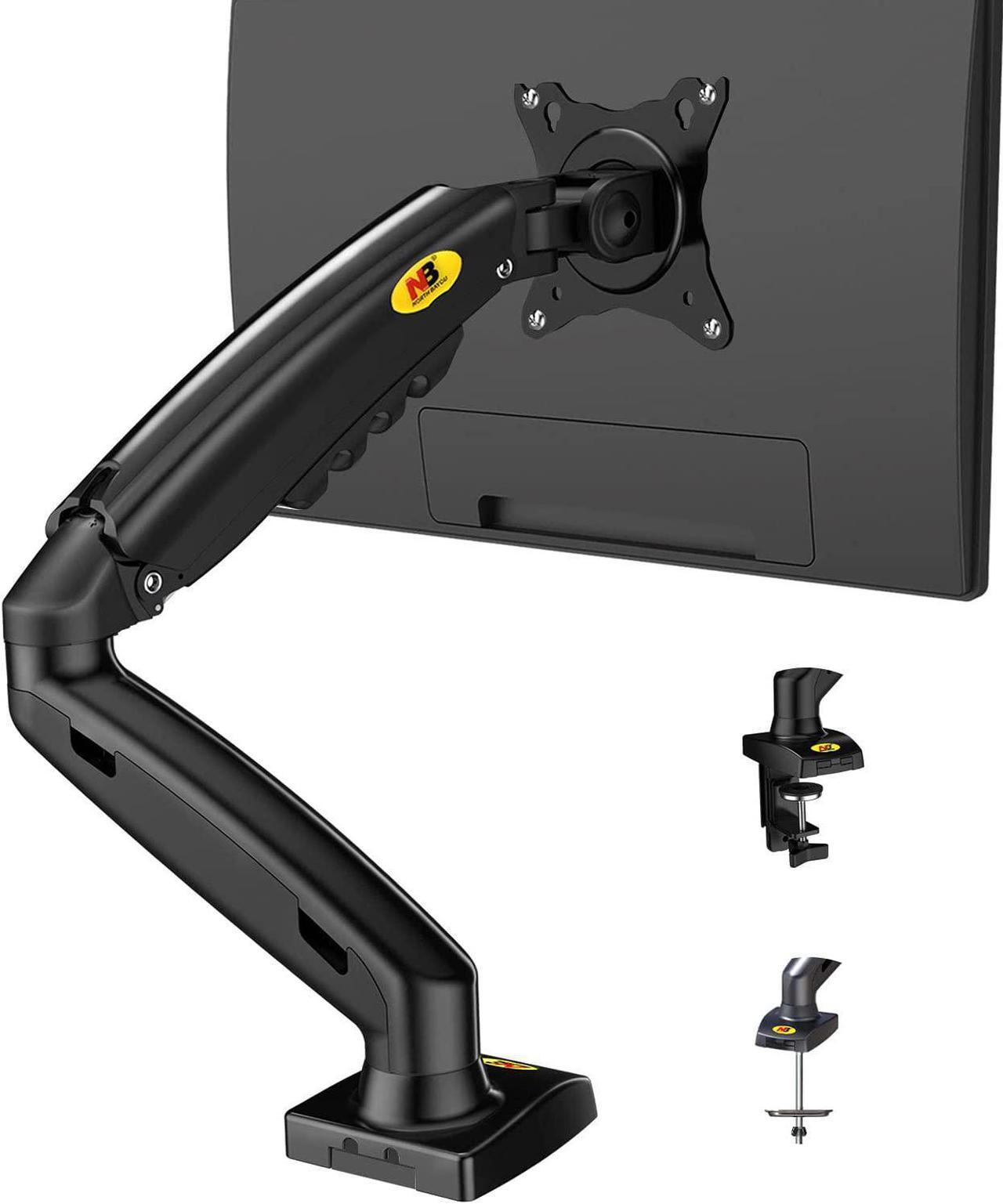 Main image of NB North Bayou Monitor Desk Mount Stand Full Motion Swivel Monitor Arm with Gas Spring for 17-30''Monitors(Within 4.4lbs to 19.8lbs) Computer Monitor Stand F80