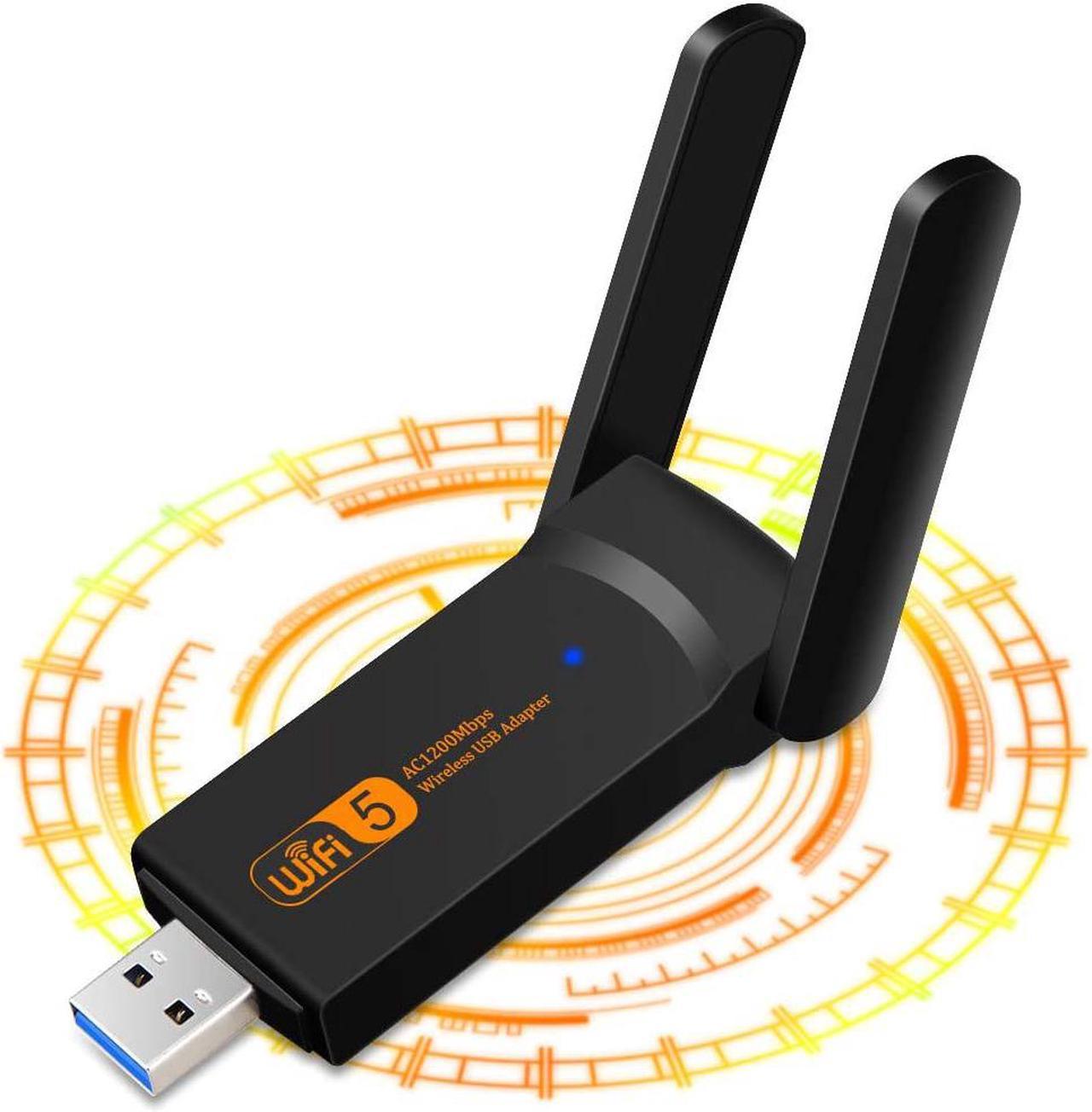 USB Wifi Adapter, Wireless Wifi Dongle 1900Mbps Dual Band 2.4G/5G USB 3.0 Wifi Stick Mini Wireless Network Card for Laptop/Desktop/PC, Support Windows10/8/8.1/7/Vista/XP/2000