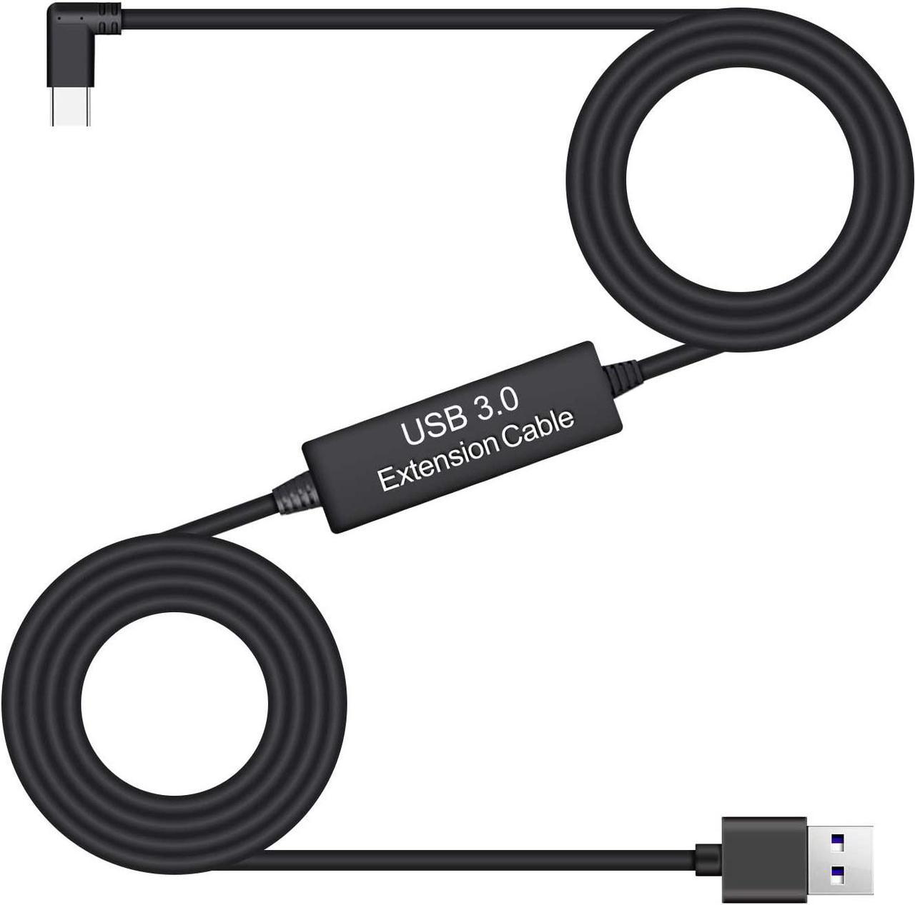 16Ft / 5M USB C Type C to USB A 3.0 Cable Compatible with Oculus Quest 1/2 USB, 3.2 Gen1, USB C to A, High Speed Data Transfer with Relay Amplifier Chip