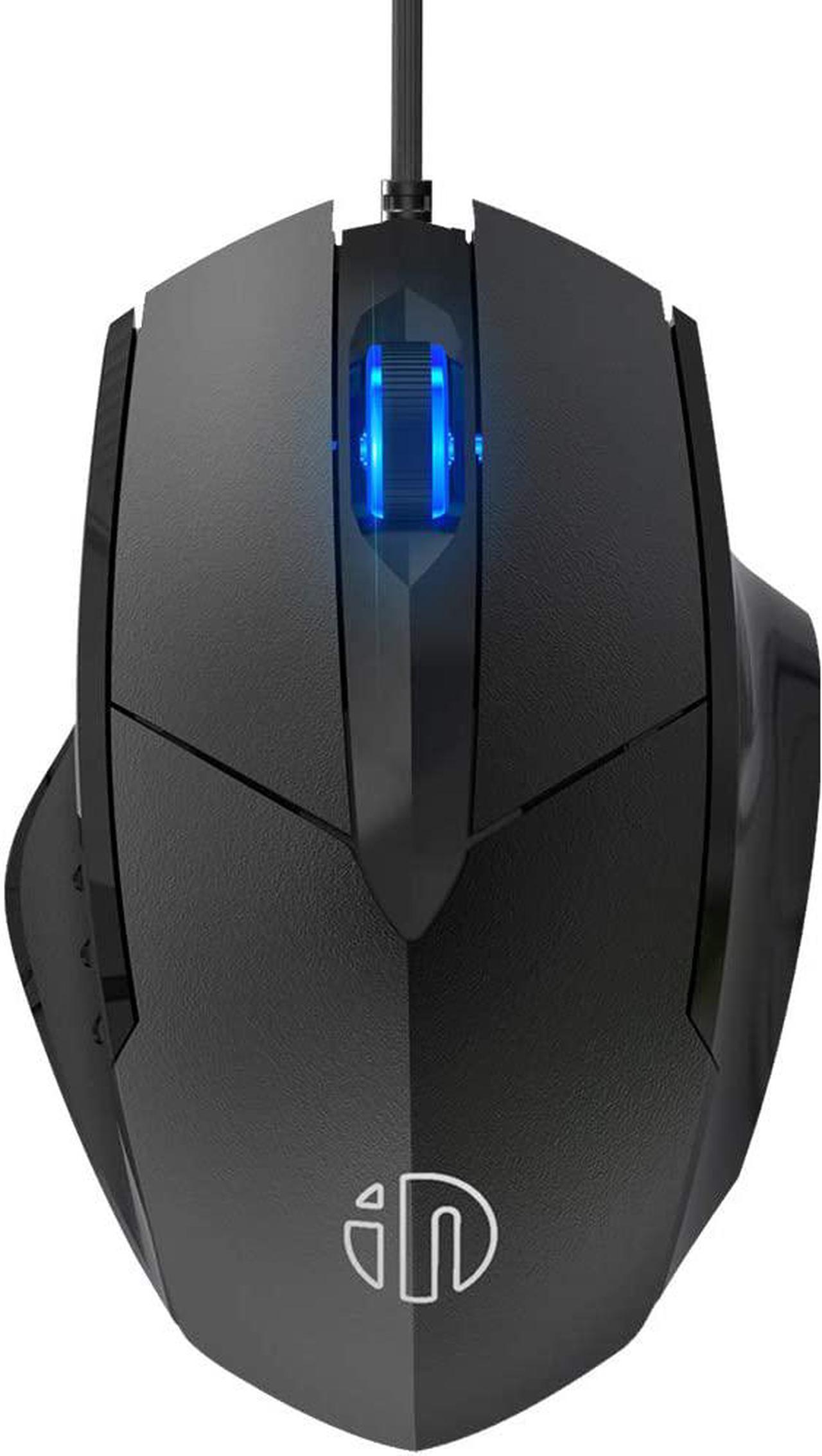 Wired Gaming Mice, 6 Button Ergonomic Wired USB Computer Mouse Gamer Mice Silent Mause 4000DPI Optical Mouse For PC Laptop