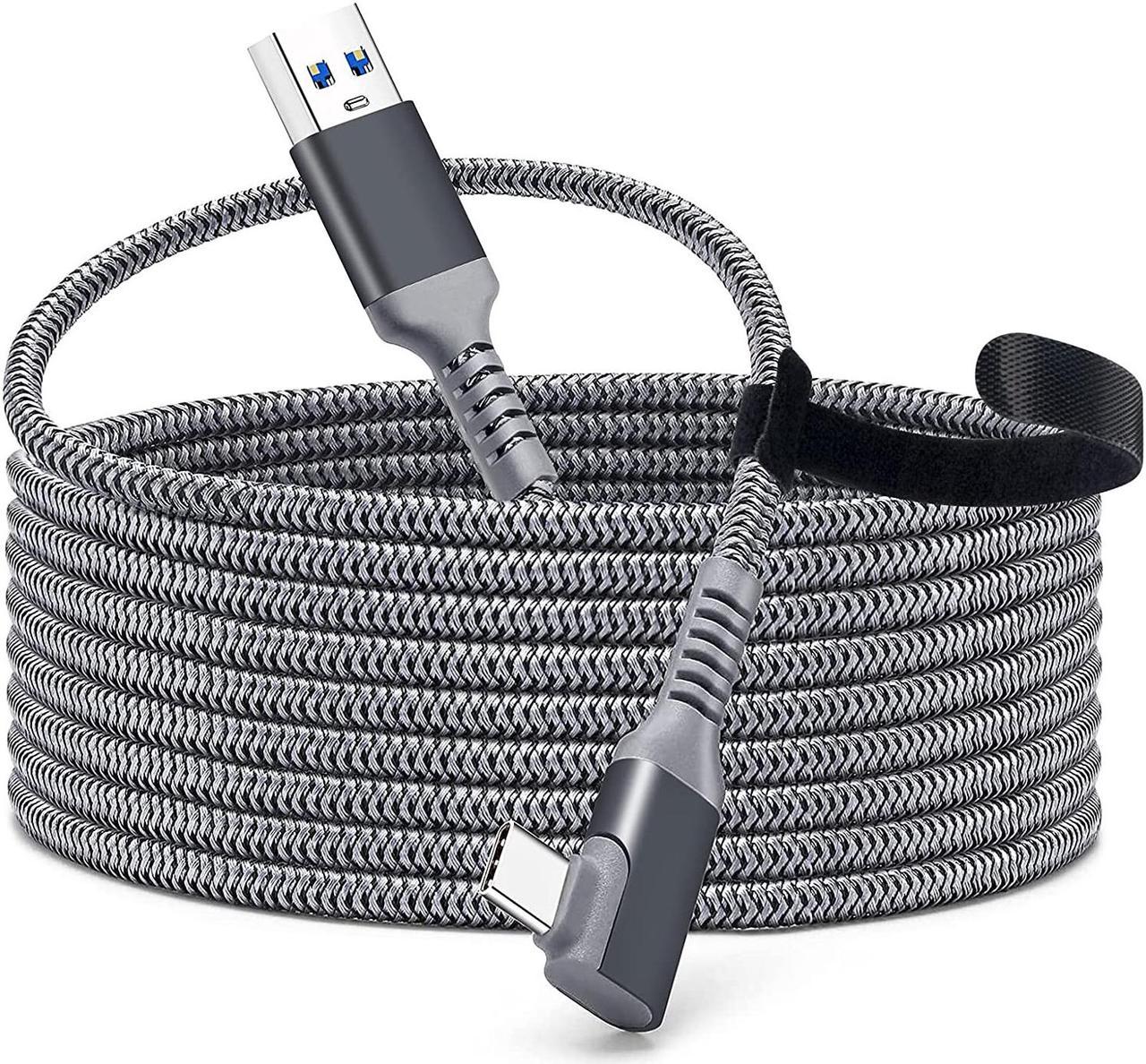 Cable for Oculus Quest 2 Link, 16FT/5M USB 3.2 Gen 1 to Type C Cable for Oculus Link Compatible for Oculus Quest, High Speed Data Transfer and Fast Charging for VR Oculus Quest Headset and Gaming PC