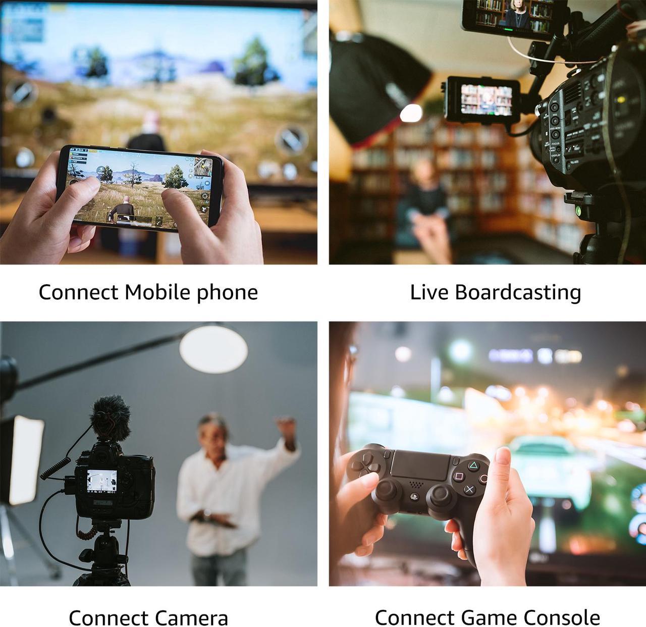 Alt view image 7 of 7 - Video Audio Capture HDMI to USB 2.0 1080p Record via DSLR Camcorder Action Cam for Gaming Live Broadcasting Streaming