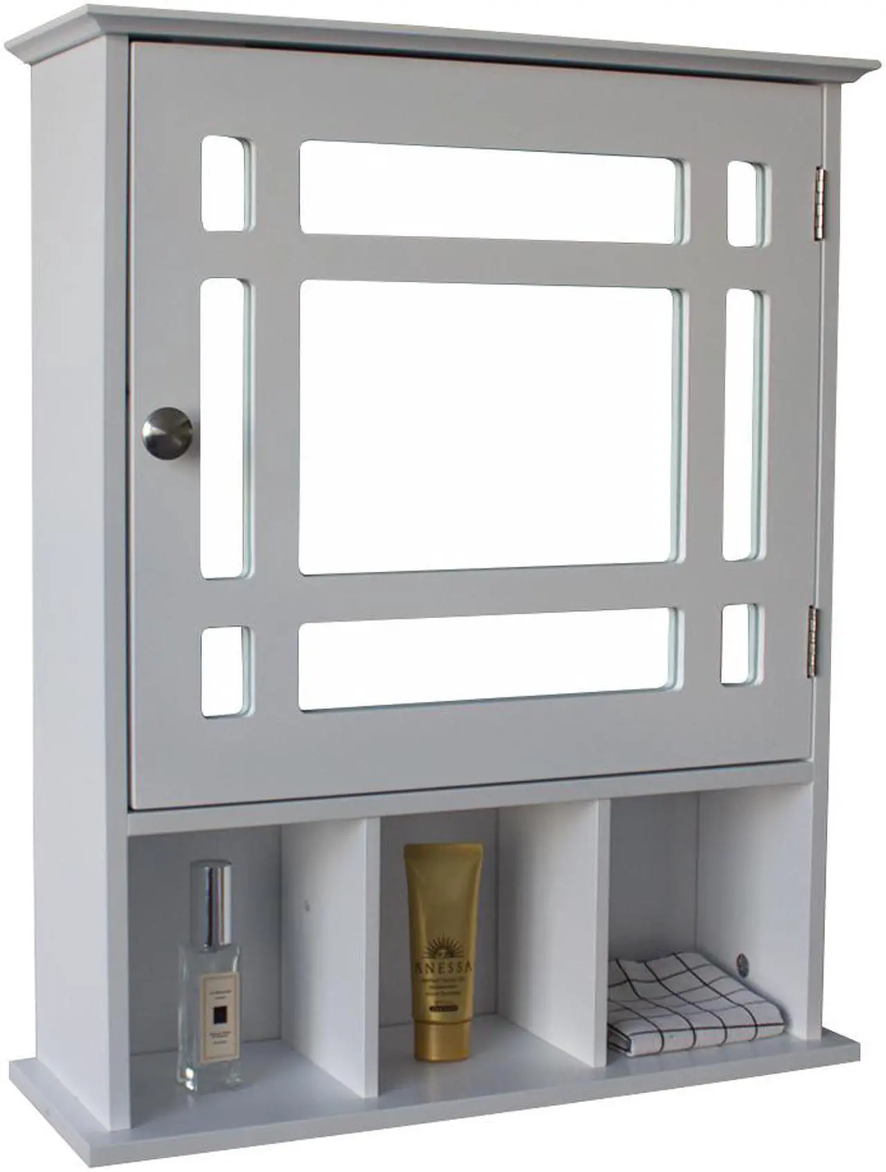Alt view image 6 of 7 - Wall Mount Bathroom Cabinet Storage Medicine Cabinet Kitchen Laundry