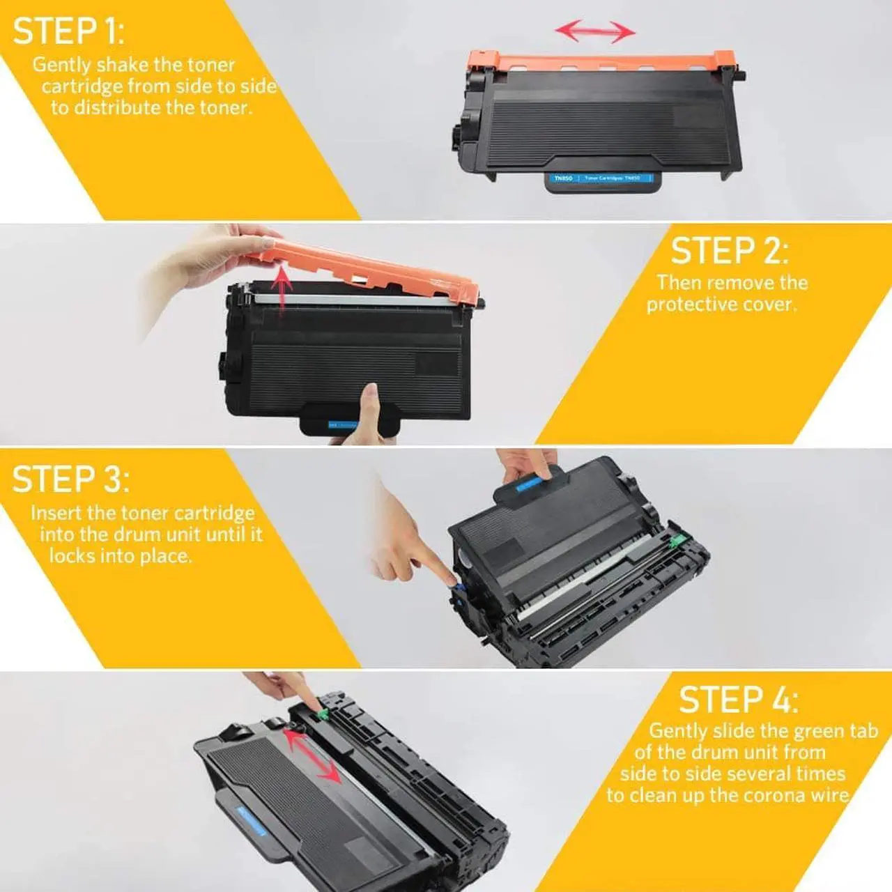 Alt view image 2 of 6 - v4ink 1-Pack Super High Yield Compatible Toner Cartridge Replacement for Brother TN880 TN-880 to use with HLL6200DW HLL6200DWT MFCL6700DW HLL6250DW HLL6300DW HLL6400DW MFCL6750DW L6800DW L6900DW