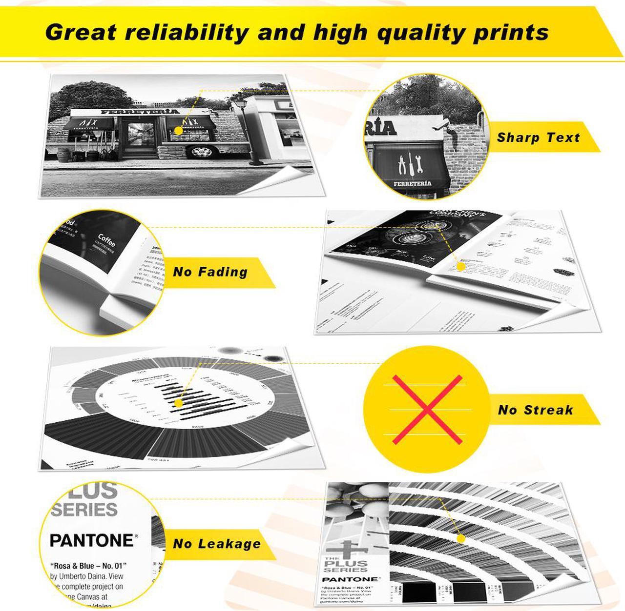 Alt view image 4 of 7 - v4ink 1-Pack High Yield Compatible Toner Cartridge for Brother TN760 TN730 TN 760 730 Toner Ink for Brother HL-L2350DW HL-L2390DW HL-L2395DW HL-L2370DW DCP-L2550DW MFC L2710DW L2730DW L2750DW Printer
