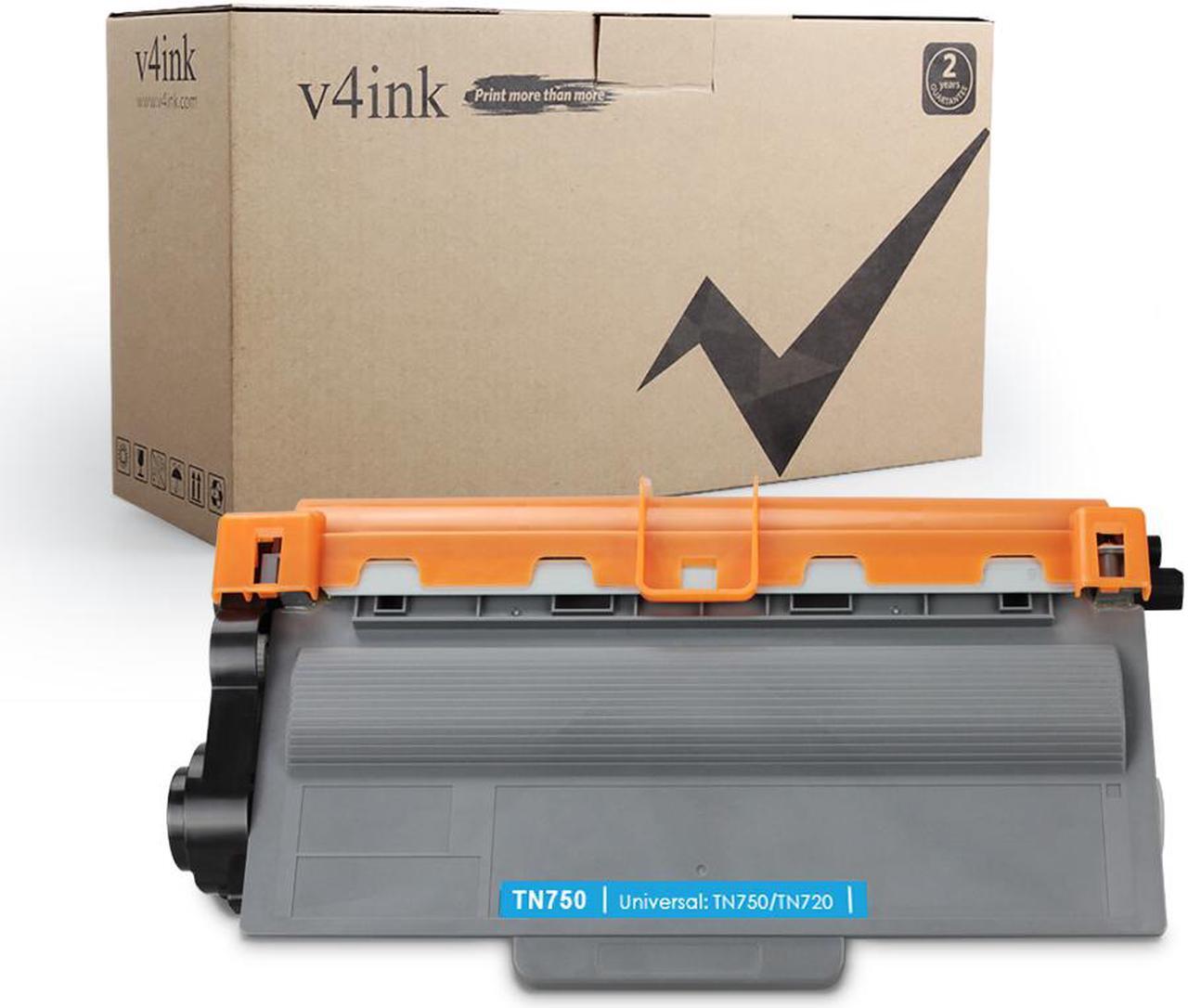 Main image of V4INK Compatible Toner Cartridge Replacement for Brother TN750 TN720 High Yield Toner Cartridge Black for Brother hl-5470dw hl-5470dwt mfc-8710dw mfc-8950dw mfc-8910dw dcp-8110dn dcp-8150dn Printer