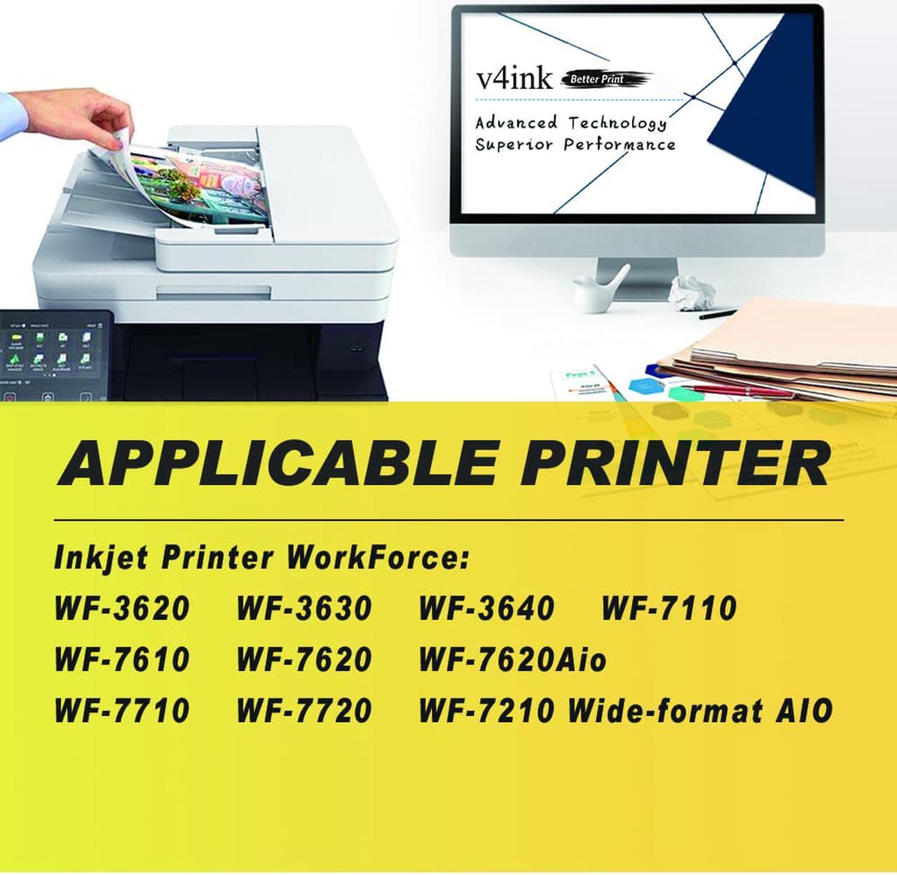Alt view image 3 of 7 - 10PK 252XL T252XL Ink Cartridge for Epson Expression WF-3640 WF-3630 WF-3620,
Epson Workforce WF-7710 WF-7610 WF-7620 WF-7110 WF-7720 WF-7210