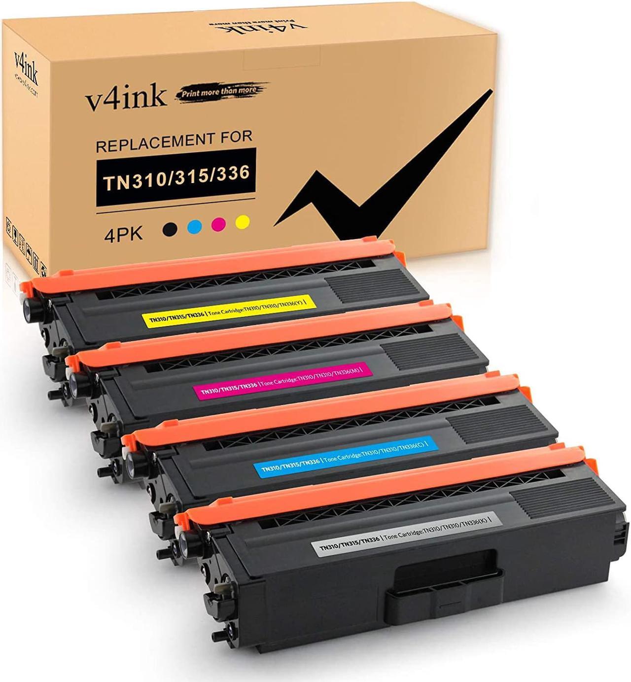 Main image of 4PK TN315BK TN315C TN315Y TN315M Black Cyan Yellow Magenta(K/C/M/Y) Toner Cartridge for Brother HL-4150CDN HL-4140CN HL-4570CDW HL-4570CDWT MFC-9460 MFC-9465 MFC-9560 MFC-9970 DCP-9055CDN DCP-9270CDN
