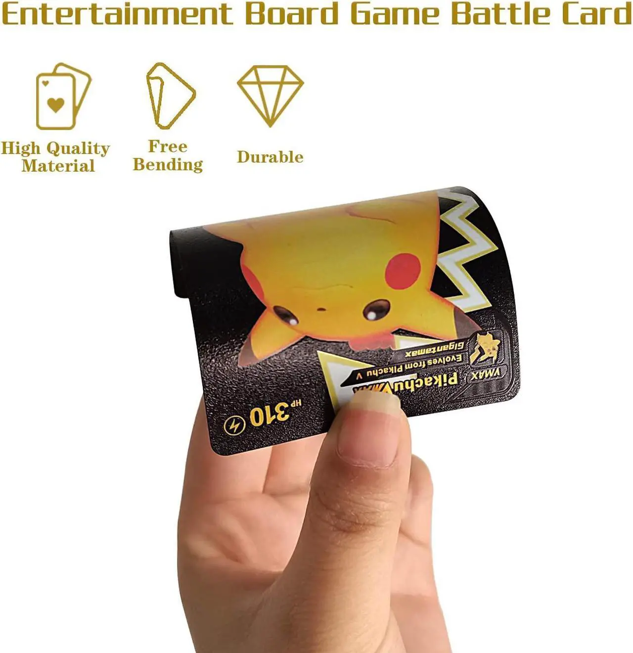 Alt view image 5 of 7 - 55PCS Assorted Cards Vmax DX GX Ultra Rare Cards Metal Gold Plated Card Gold Foil Card - The Best Gift for Collectors No Repeats