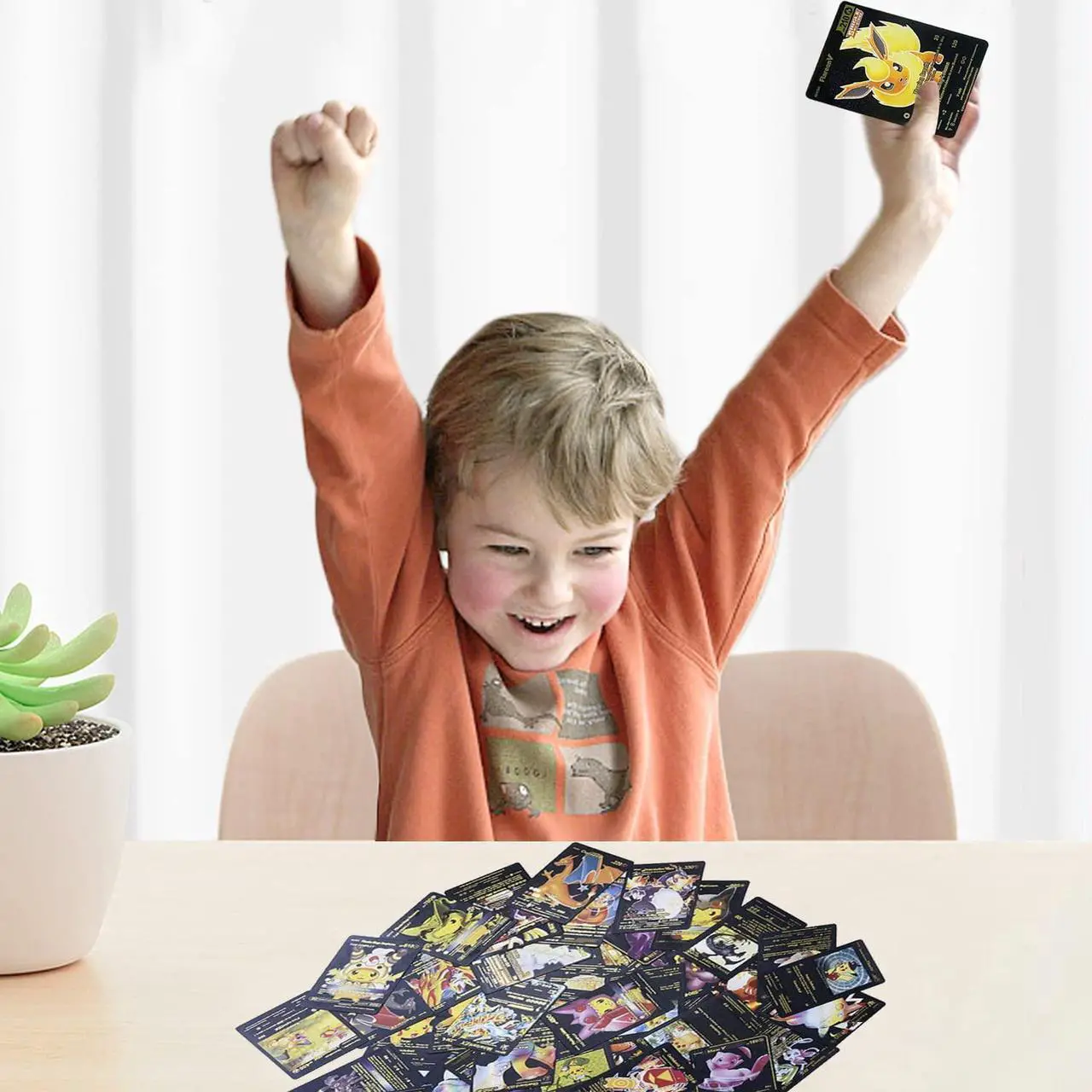 Alt view image 6 of 7 - 55PCS Assorted Cards Vmax DX GX Ultra Rare Cards Metal Gold Plated Card Gold Foil Card - The Best Gift for Collectors No Repeats