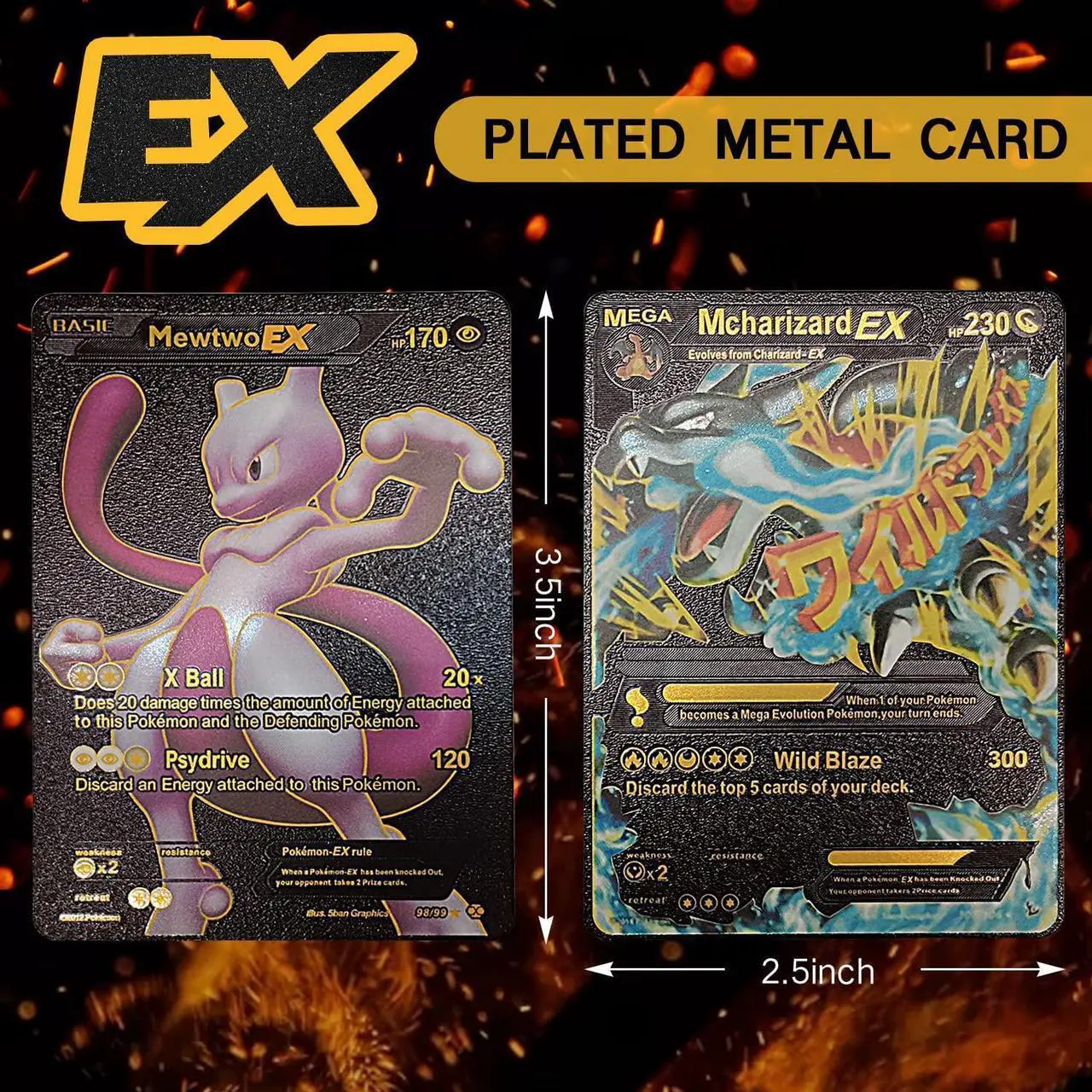 Alt view image 3 of 7 - 55PCS Assorted Cards Vmax DX GX Ultra Rare Cards Metal Gold Plated Card Gold Foil Card - The Best Gift for Collectors No Repeats