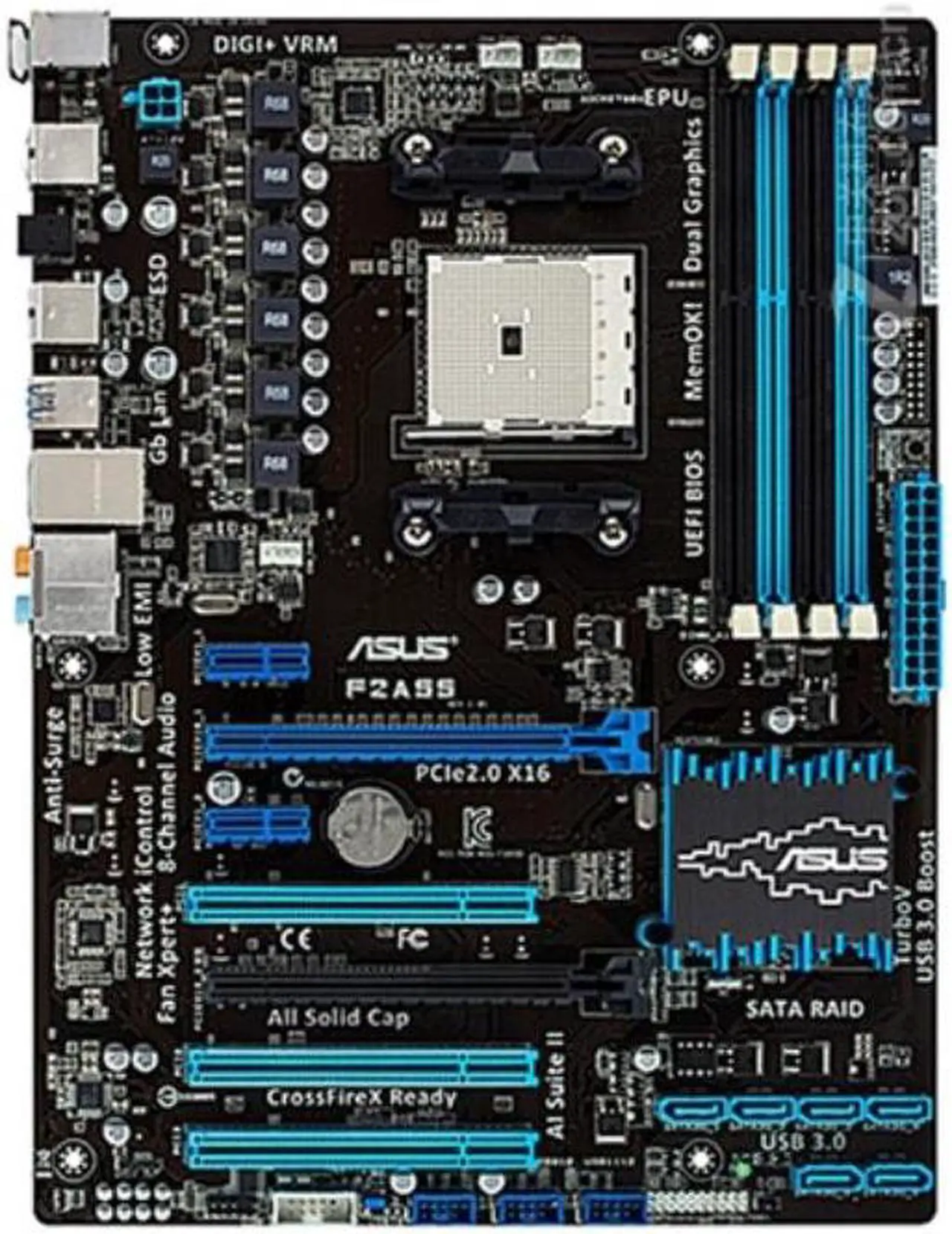 Main image of ASUS F2A55 Socket FM2 DDR3 64GB ATX Motherboard