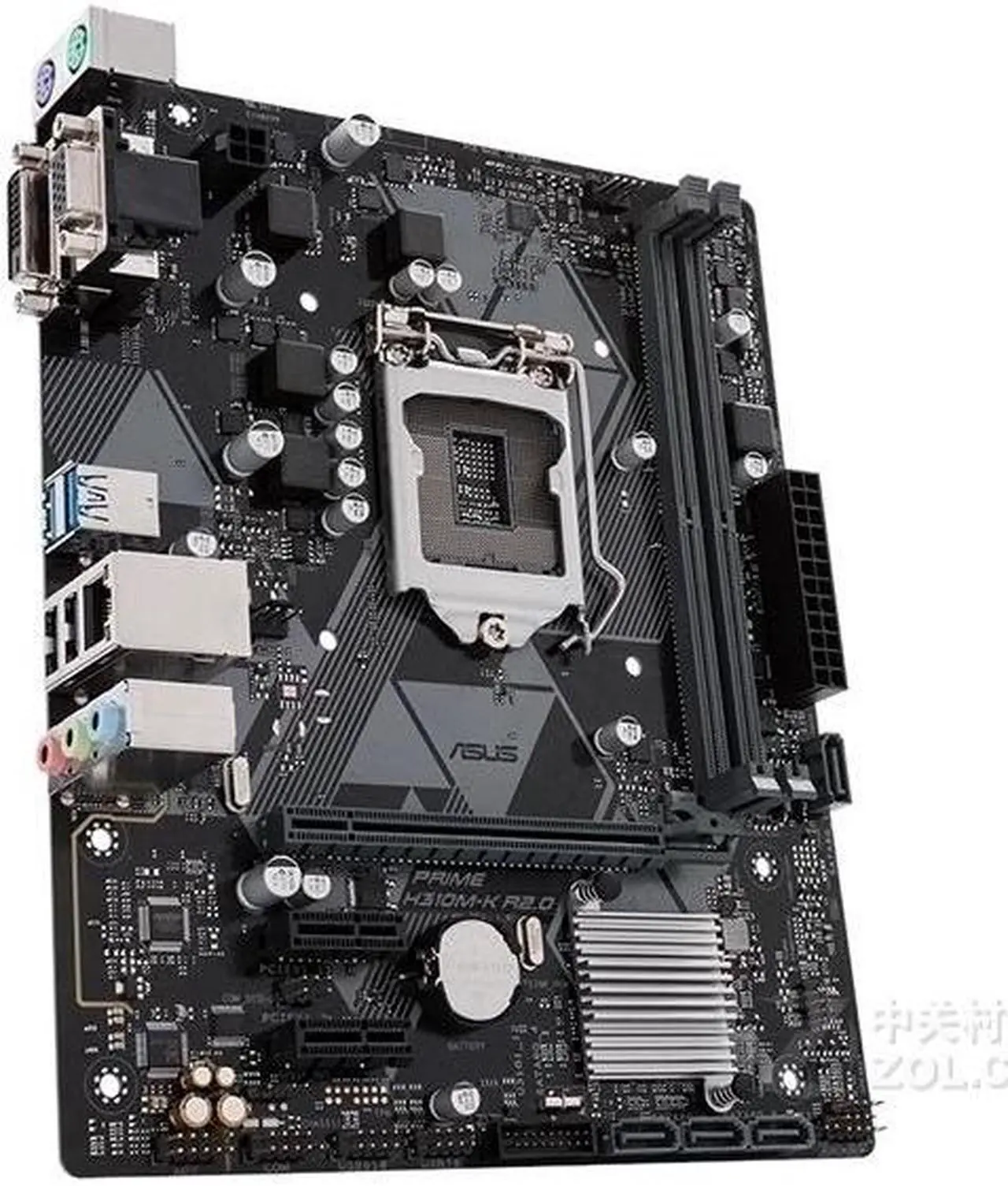 Alt view image 2 of 4 - ASUS PRIME H310M-K R2.0 LGA 1151 DDR4 32GB Micro ATX Motherboard