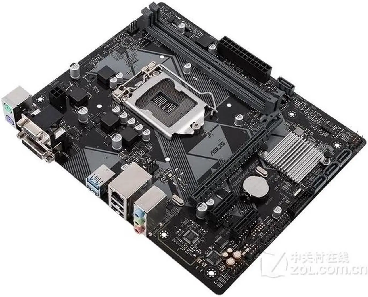 Alt view image 3 of 4 - ASUS PRIME H310M-K R2.0 LGA 1151 DDR4 32GB Micro ATX Motherboard