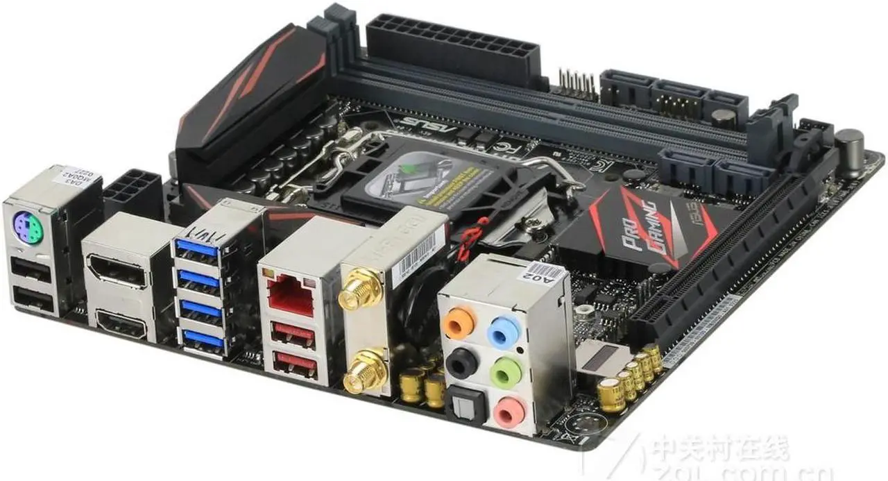 Alt view image 4 of 5 - ASUS Z170I PRO GAMING LGA 1151 DDR4 32GB Mini-ITX Motherboard