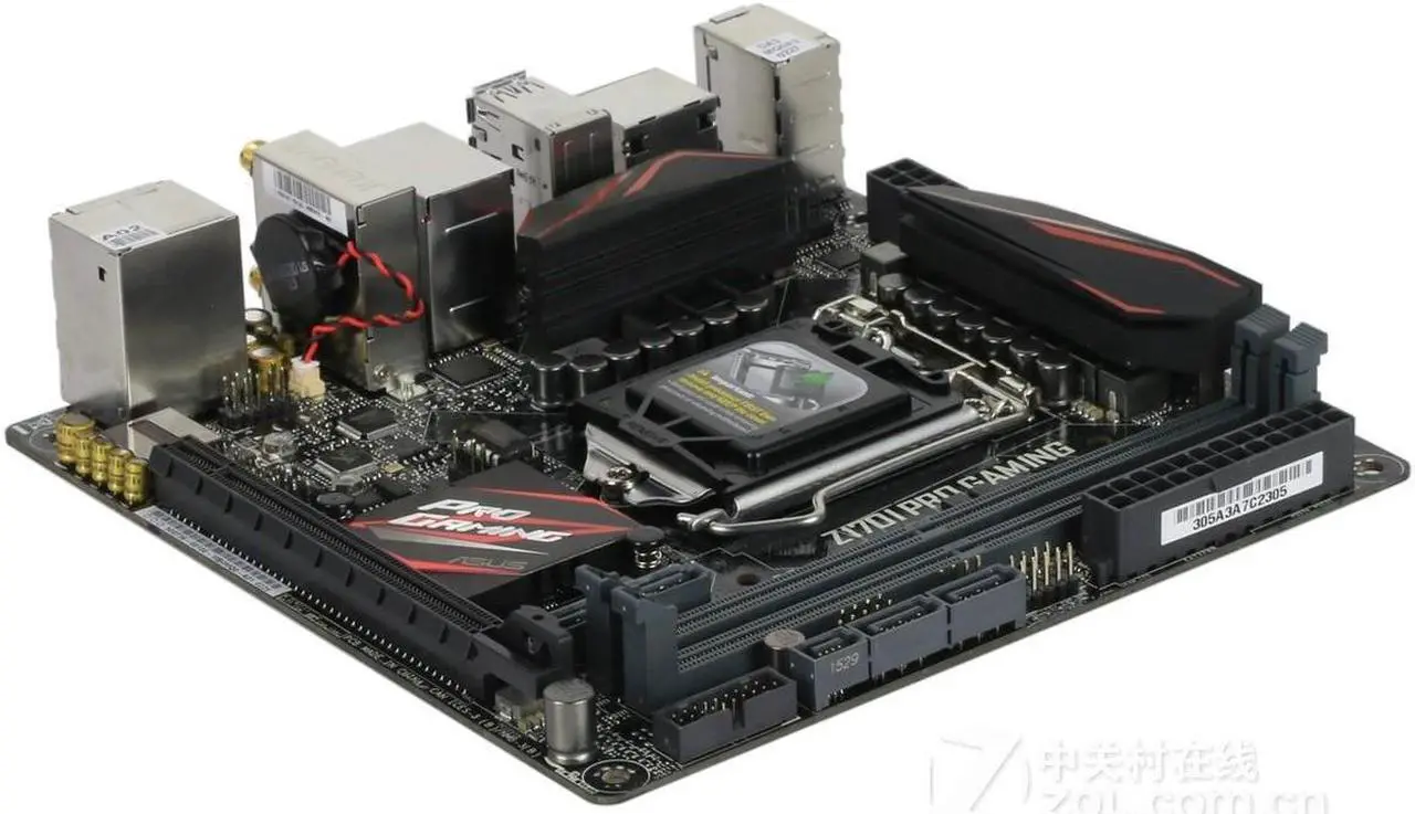 Alt view image 3 of 5 - ASUS Z170I PRO GAMING LGA 1151 DDR4 32GB Mini-ITX Motherboard