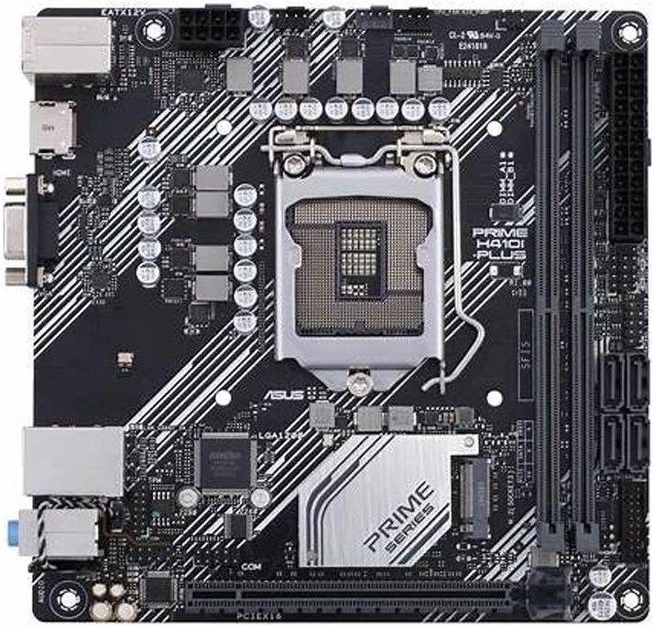 Alt view image 2 of 3 - ASUS PRIME H410I-PLUS LGA 1200 DDR4 64GB Mini-ITX Motherboard