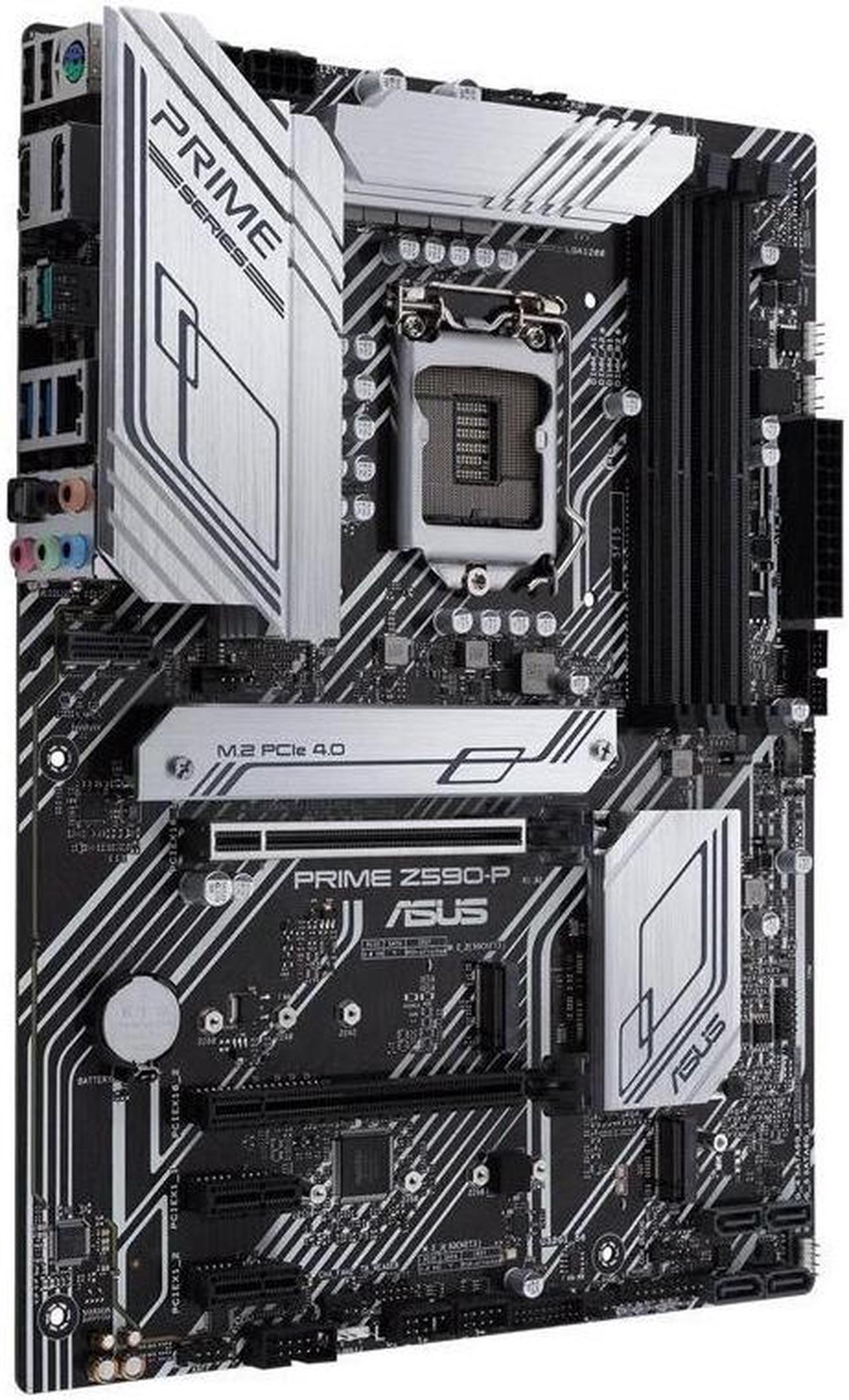 Alt view image 2 of 5 - ASUS PRIME Z590-P LGA 1200 DDR4 128GB ATX Motherboard