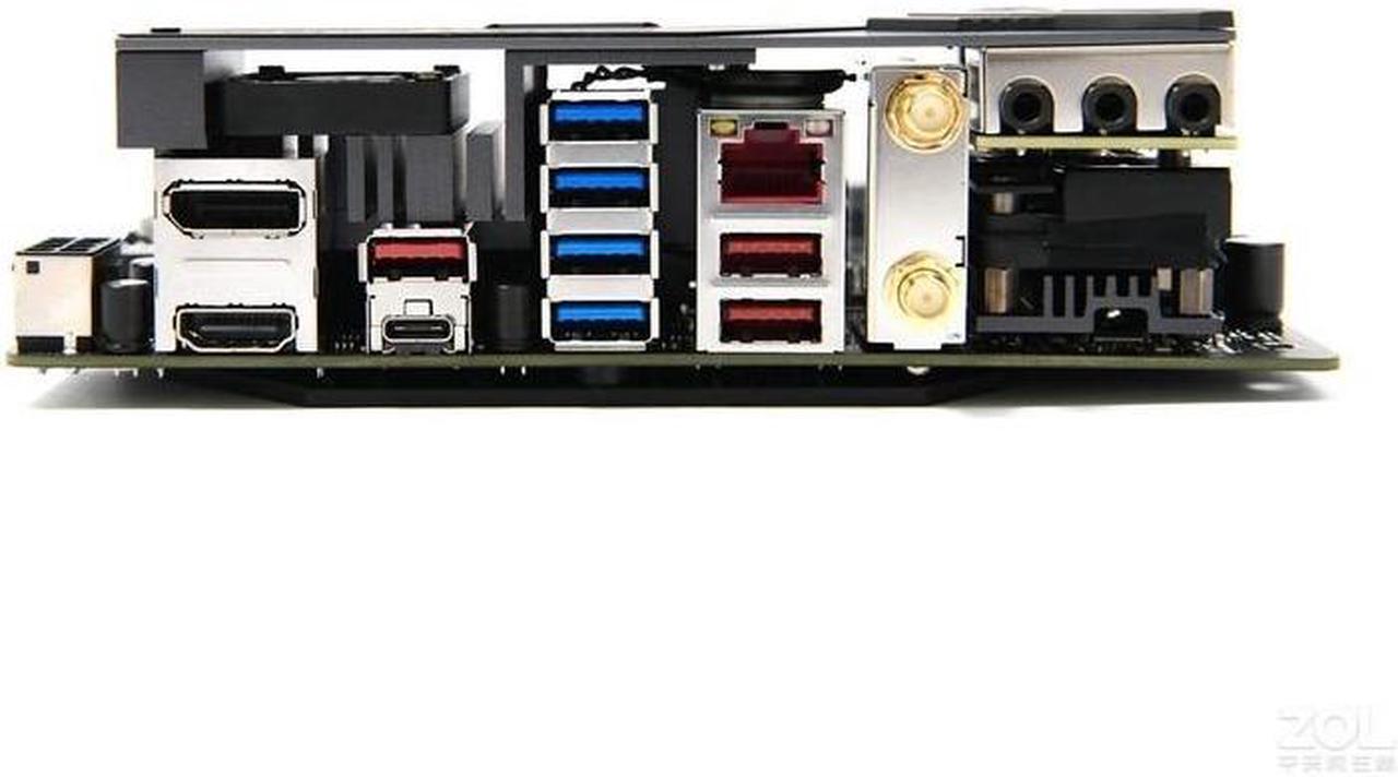 Alt view image 5 of 5 - ASUS ROG STRIX X570-I GAMING Socket AM4 DDR4 64GB Mini-ITX Motherboard