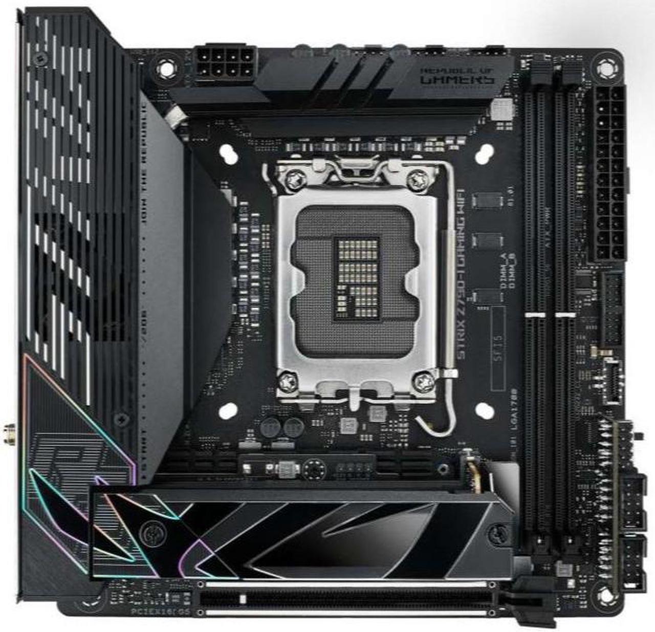 Main image of ASUS ROG STRIX Z790-I GAMING WIFI LGA 1700 DDR5 96GB Mini-ITX Motherboard