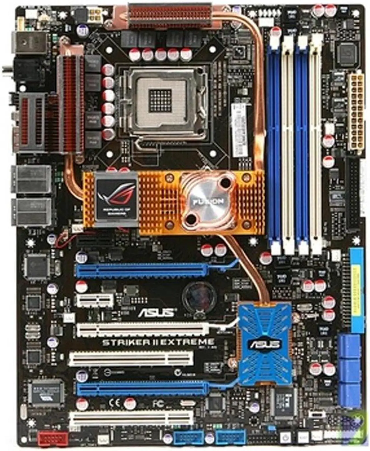 Alt view image 3 of 3 - ASUS Striker II Extreme LGA 775 DDR3 8GB ATX Motherboard