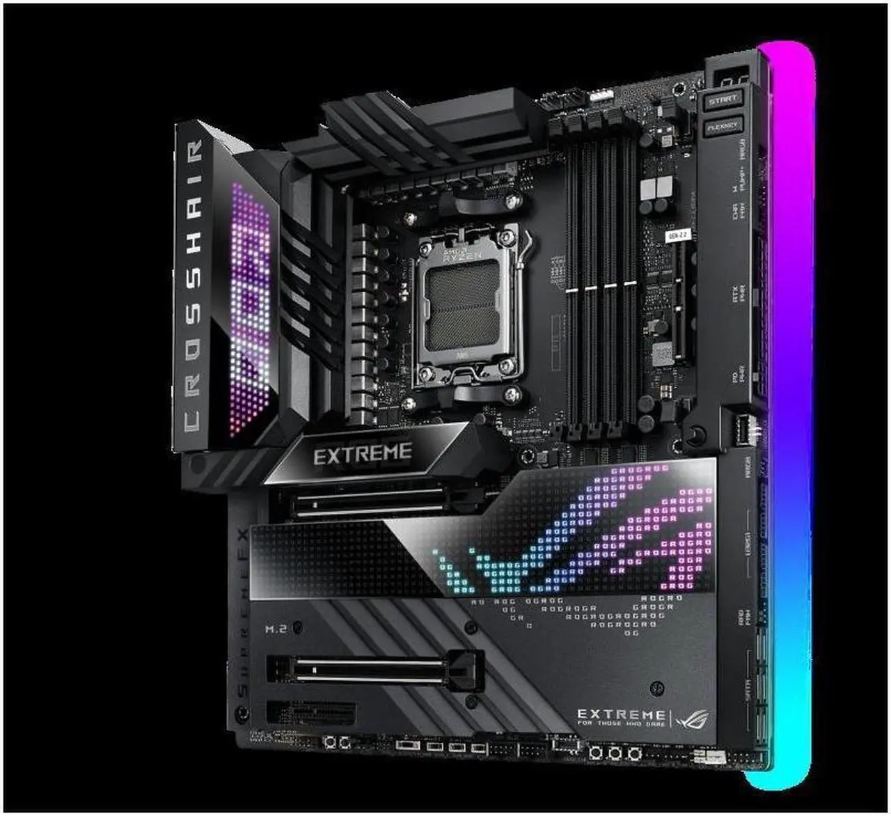 Alt view image 3 of 4 - ASUS ROG CROSSHAIR X670E EXTREME Socket AM5 DDR5 192GB E-ATX Motherboard