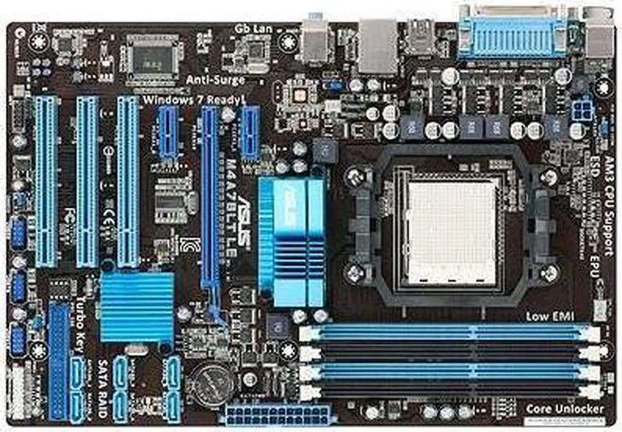 Main image of ASUS M4A78LT LE Socket AM3 DDR3 16GB ATX Motherboard