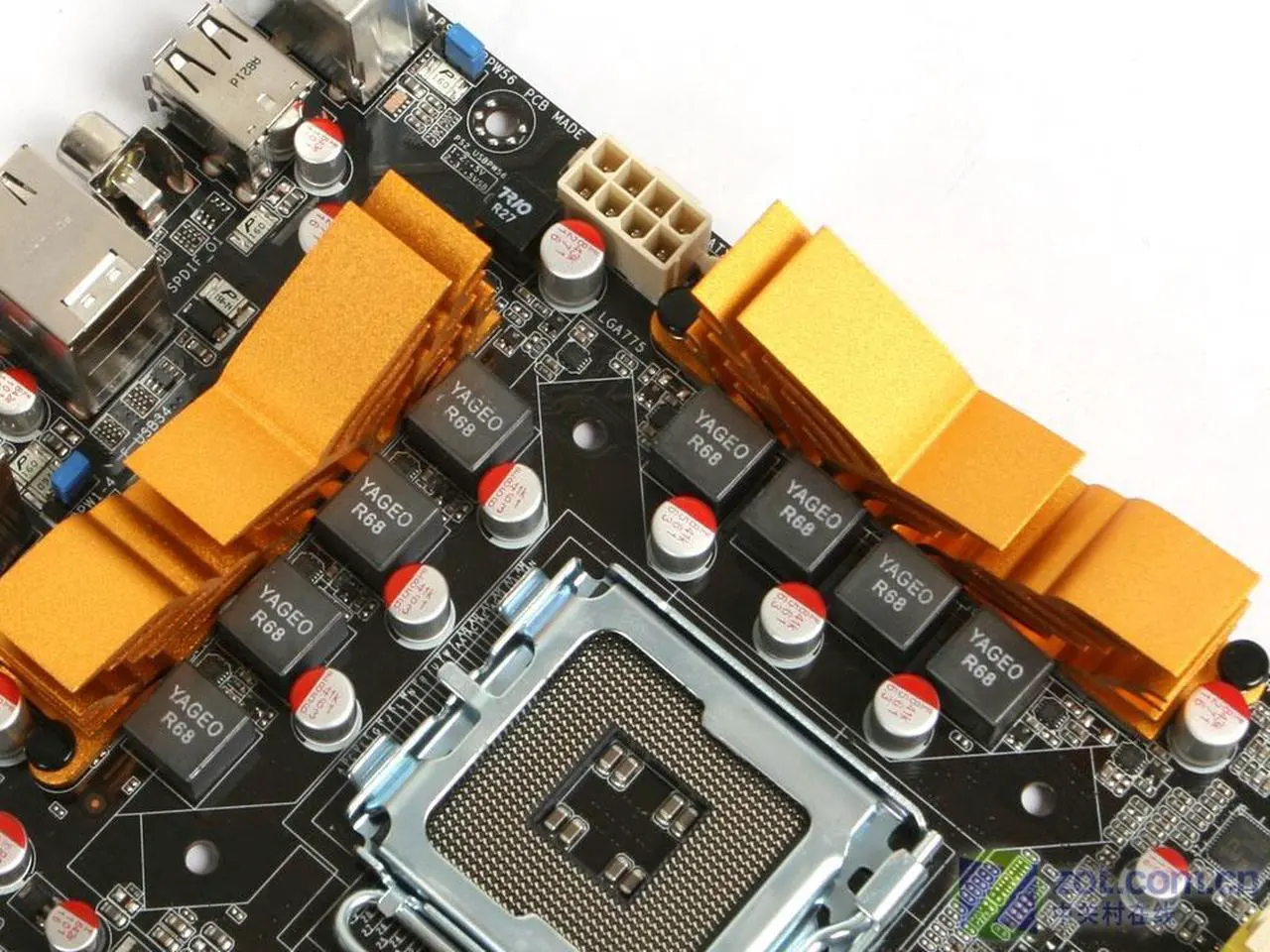 Alt view image 4 of 4 - ASUS P5Q LGA 775 DDR2 16GB ATX Motherboard