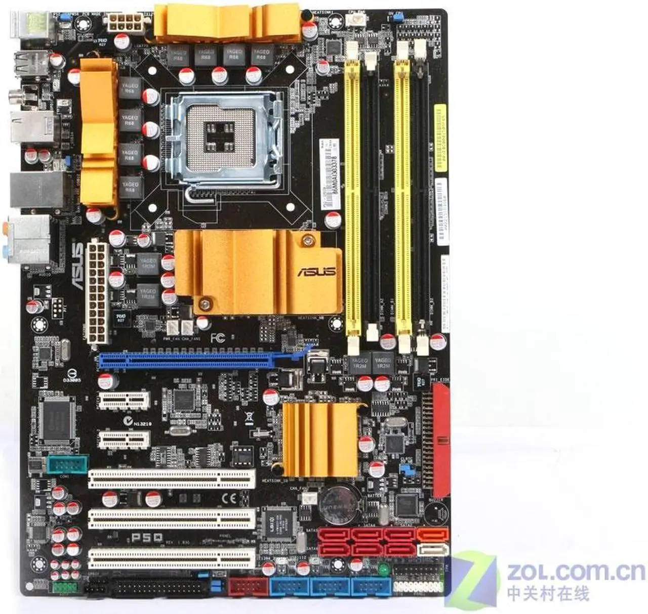Main image of ASUS P5Q LGA 775 DDR2 16GB ATX Motherboard