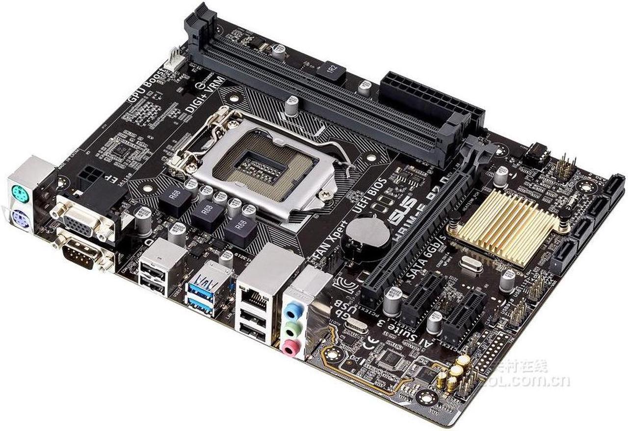 Alt view image 3 of 3 - ASUS H81M-E R2.0 LGA 1150 DDR3 16GB Micro ATX Motherboard