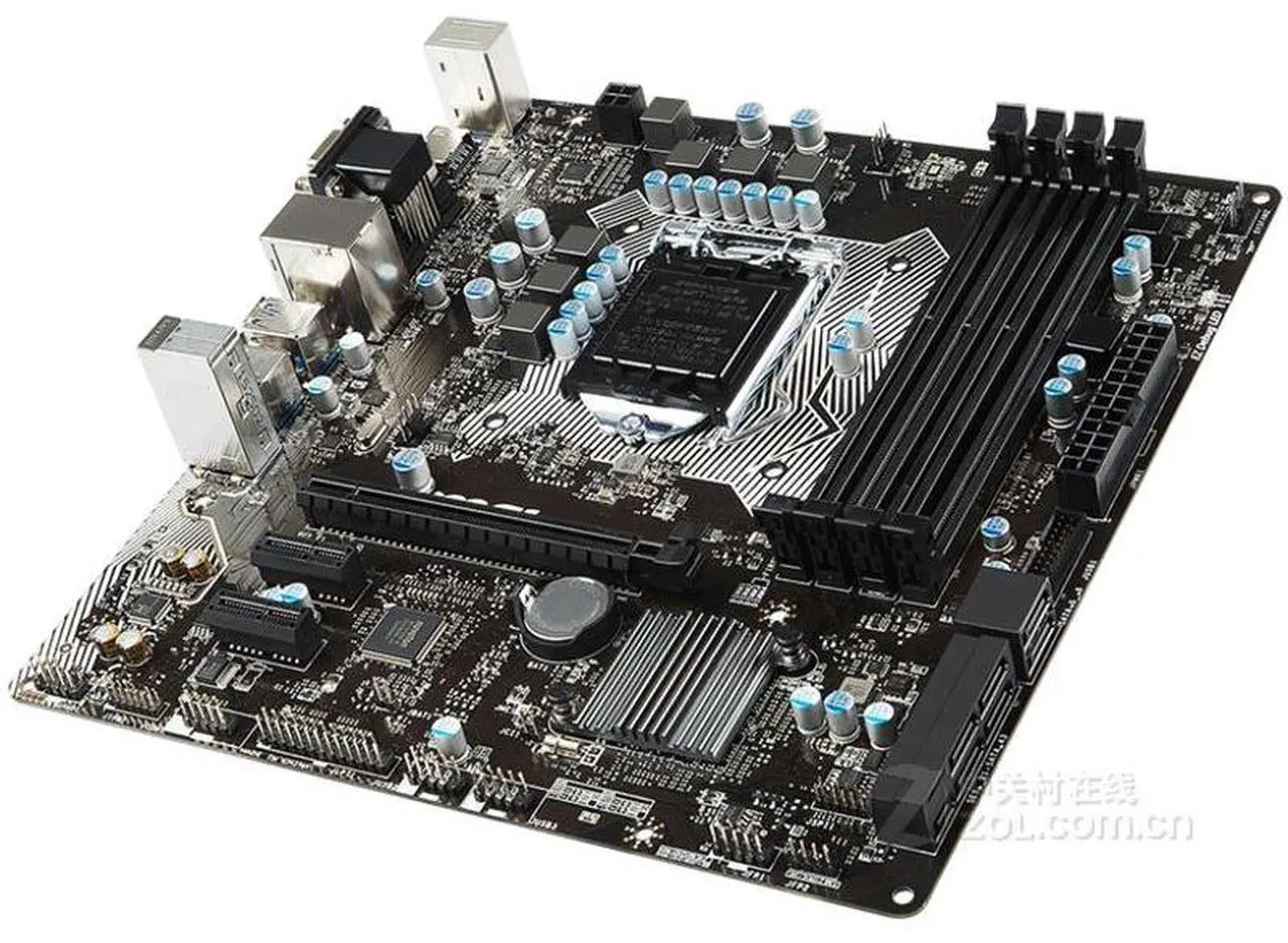 Alt view image 3 of 4 - MSI B150M PRO-VDH D3 Intel B150 LGA 1151 DDR3 64GB Micro ATX Motherboard
