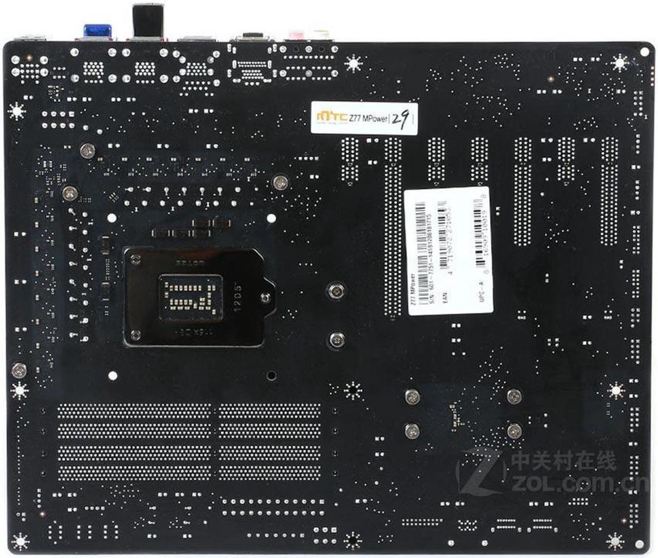 Alt view image 2 of 3 - MSI Z77 MPower Intel Z77 LGA 1155 DDR3 32GB ATX Motherboard